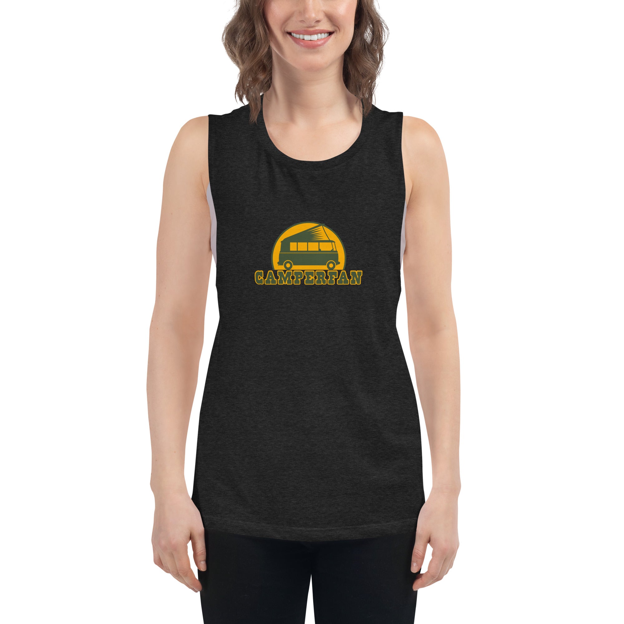 Ladies’ Muscle Tank Camperfan