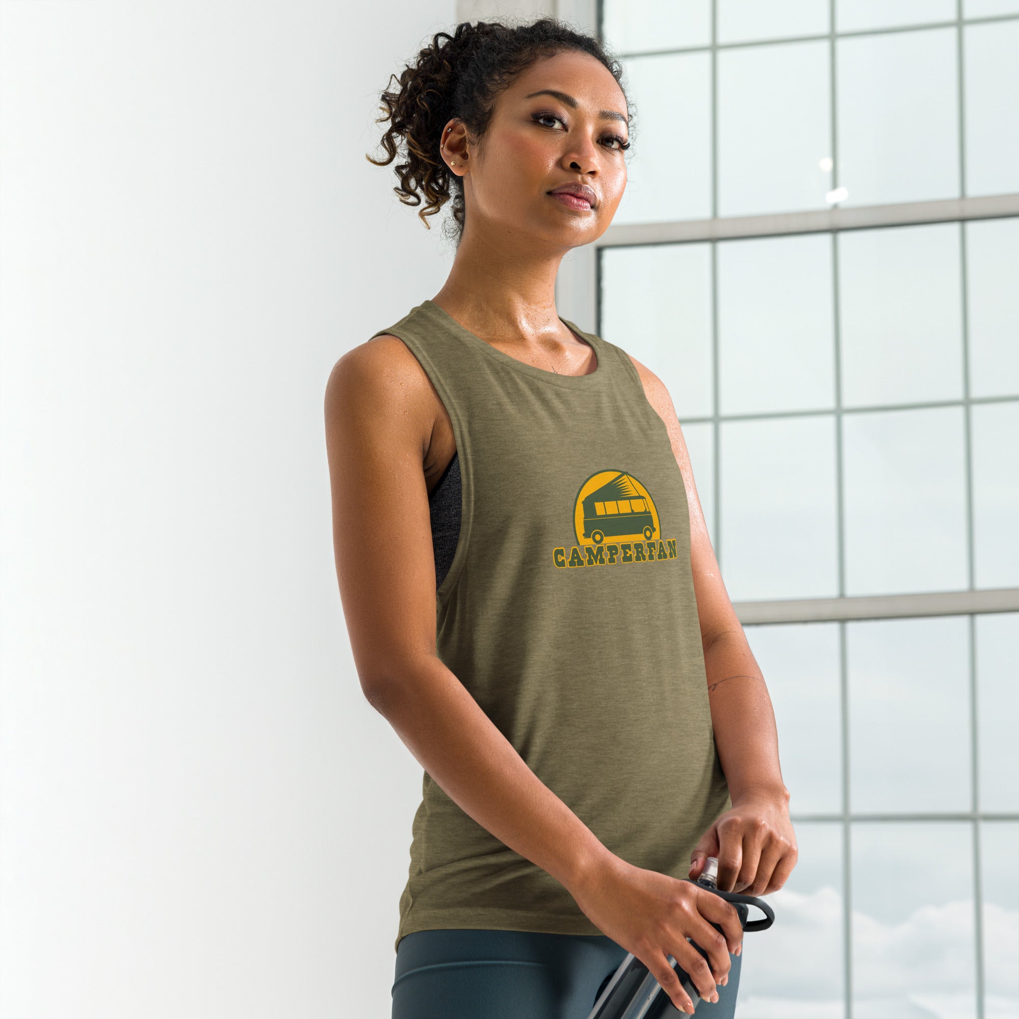 Ladies’ Muscle Tank Camperfan