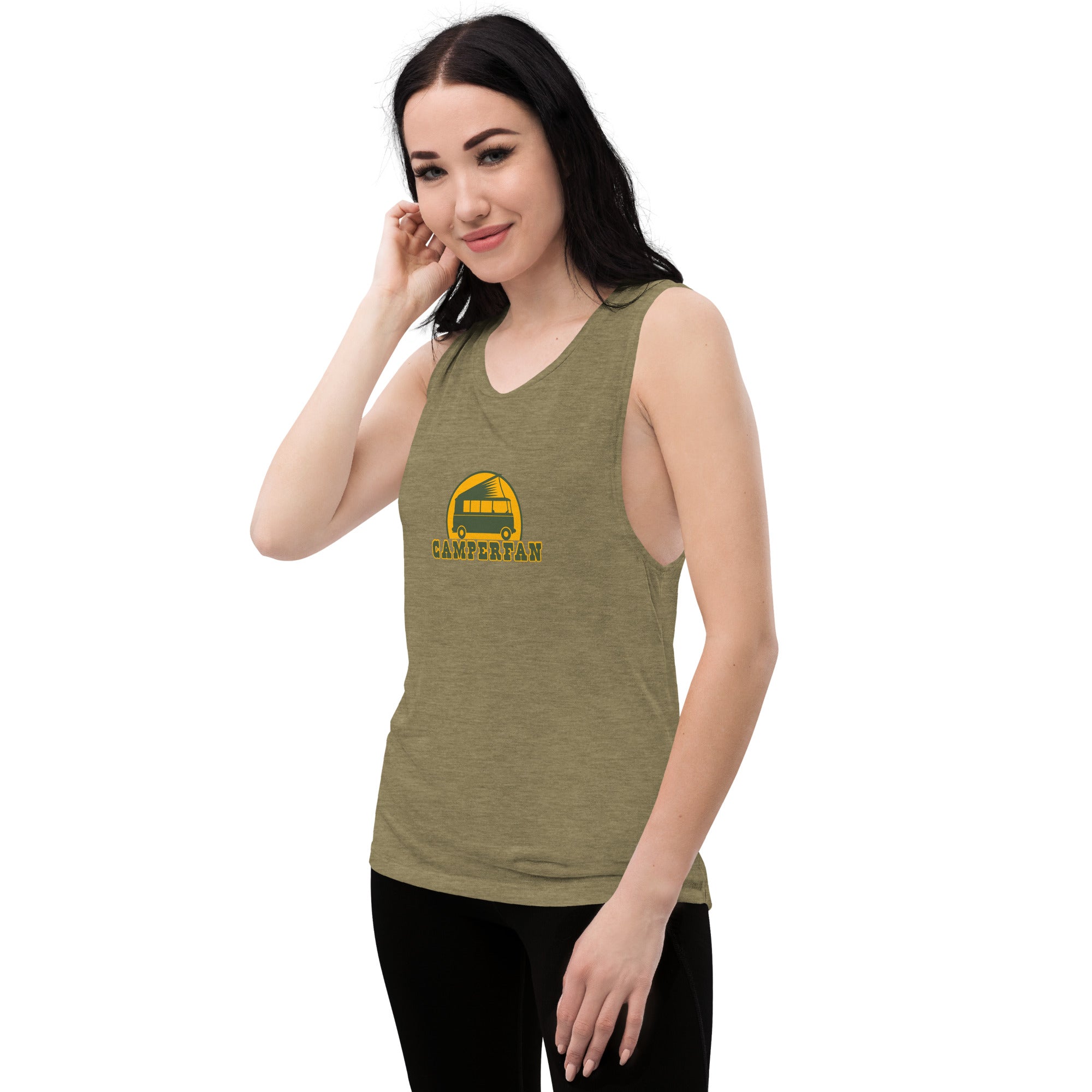 Ladies’ Muscle Tank Camperfan