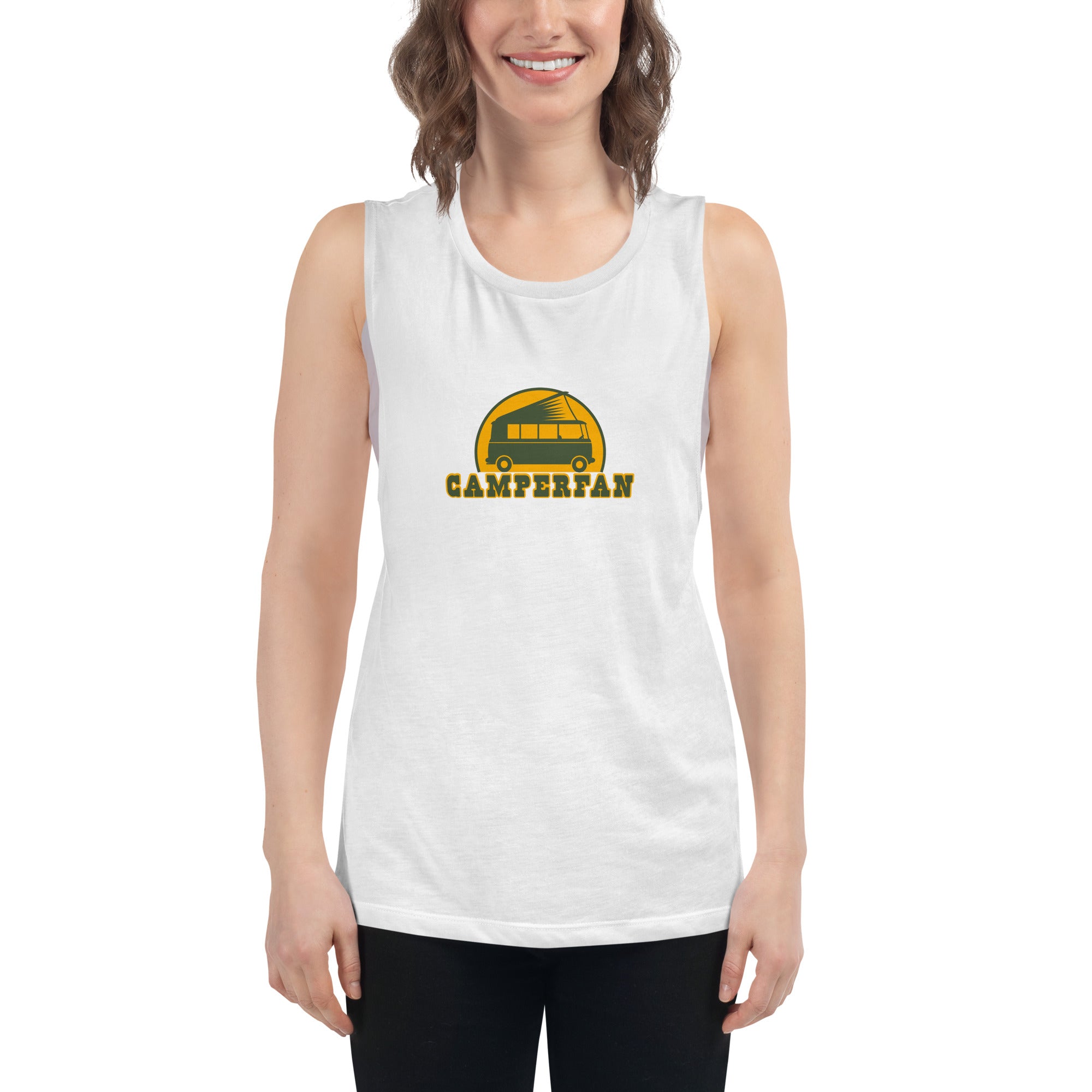 Ladies’ Muscle Tank Camperfan