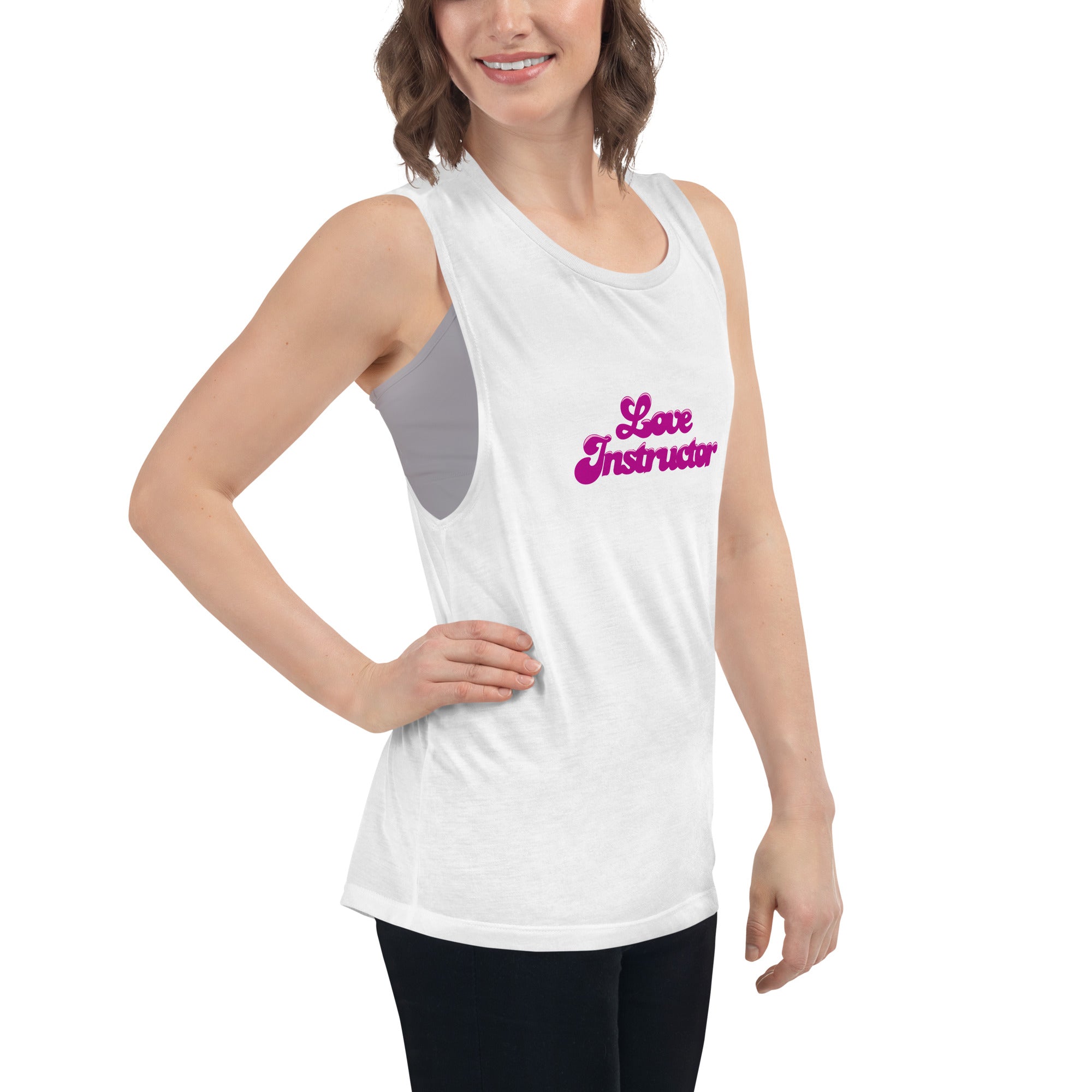 T-Shirt sans manches pour Femme Love instructor