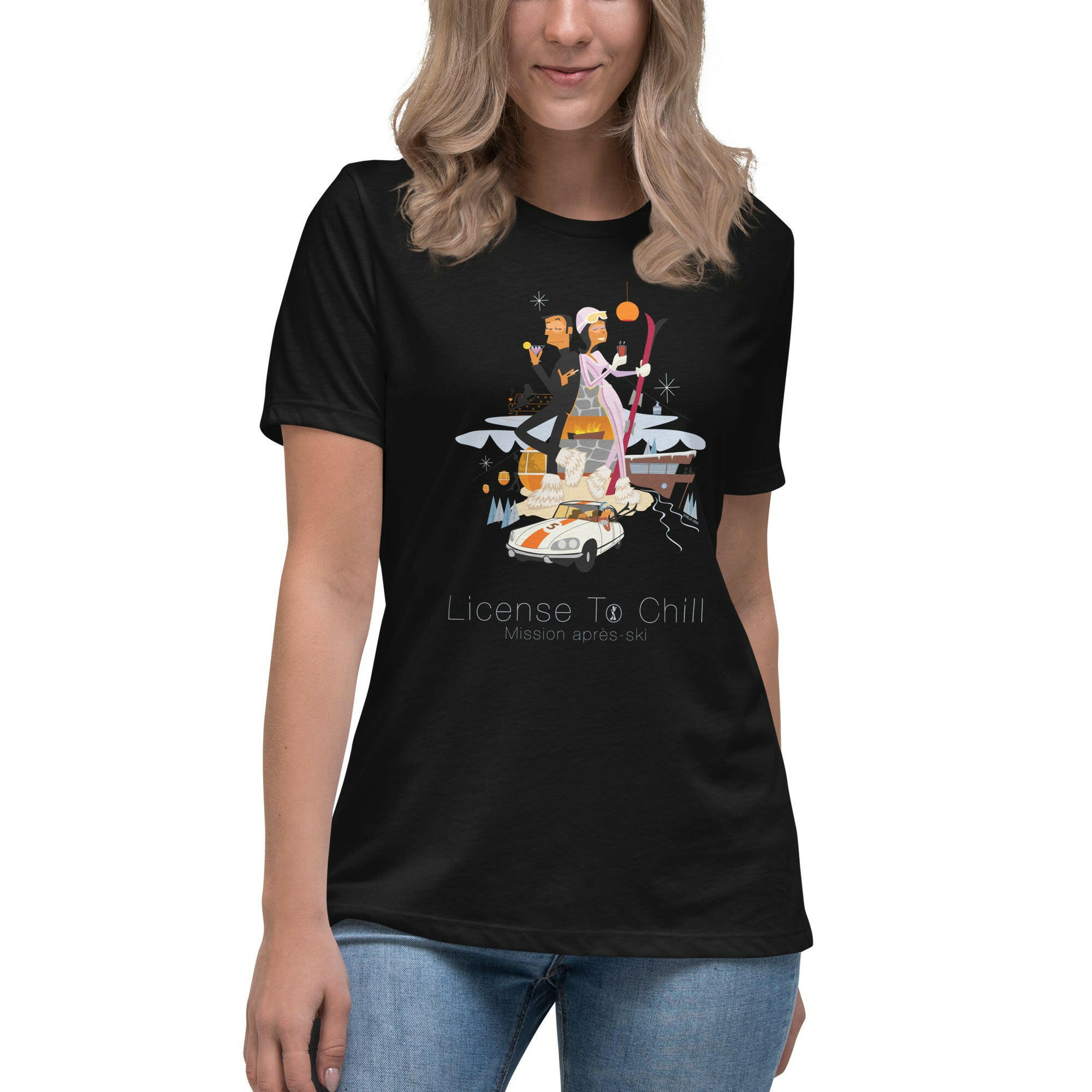 Women's Relaxed T-Shirt License To Chill Mission Après-Ski