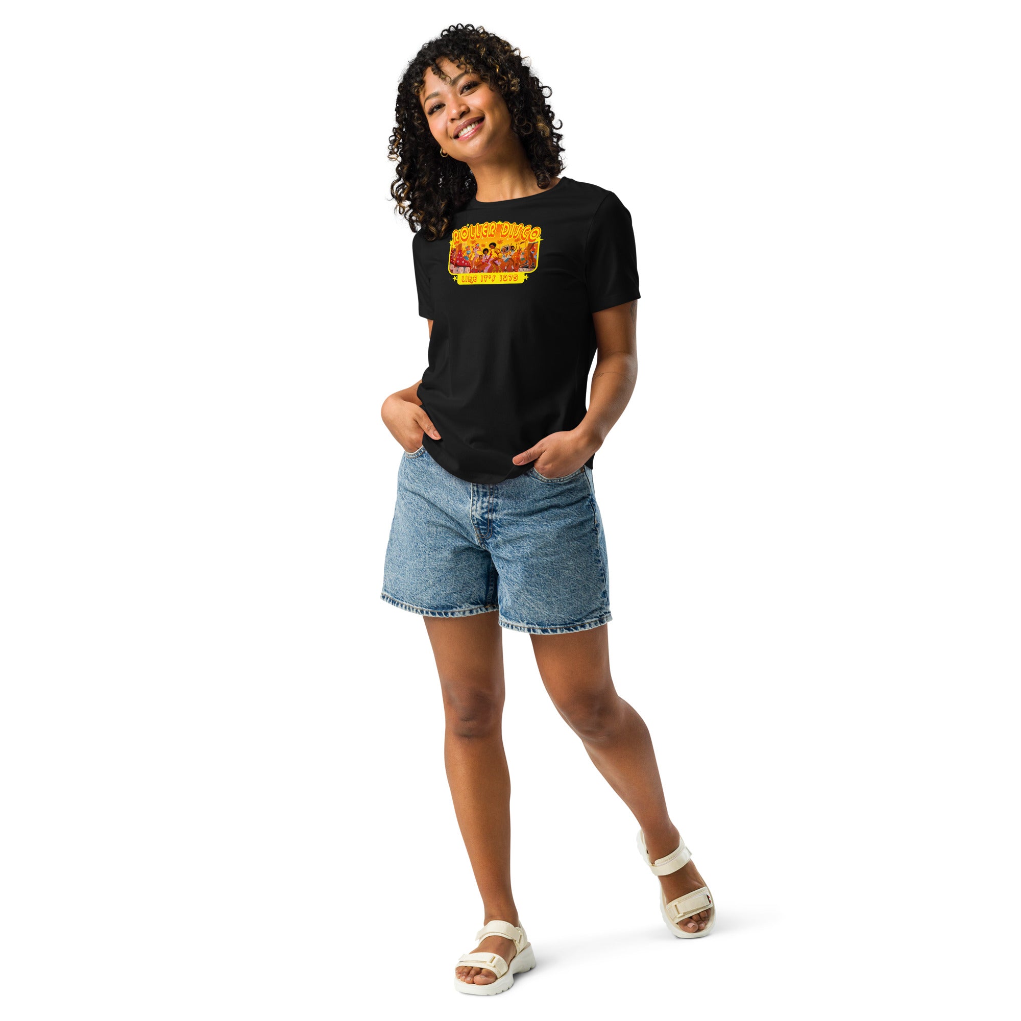 Women's Relaxed T-Shirt Roller Disco 1975