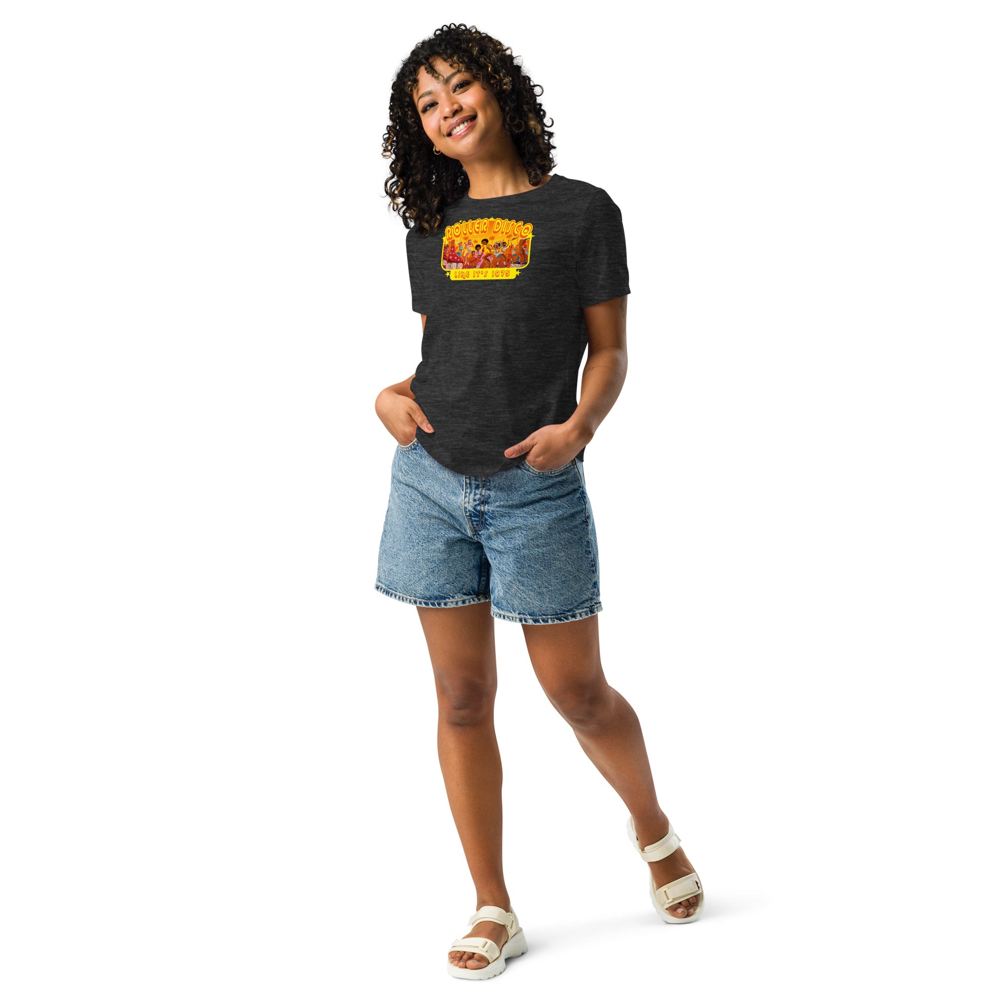 Women's Relaxed T-Shirt Roller Disco 1975