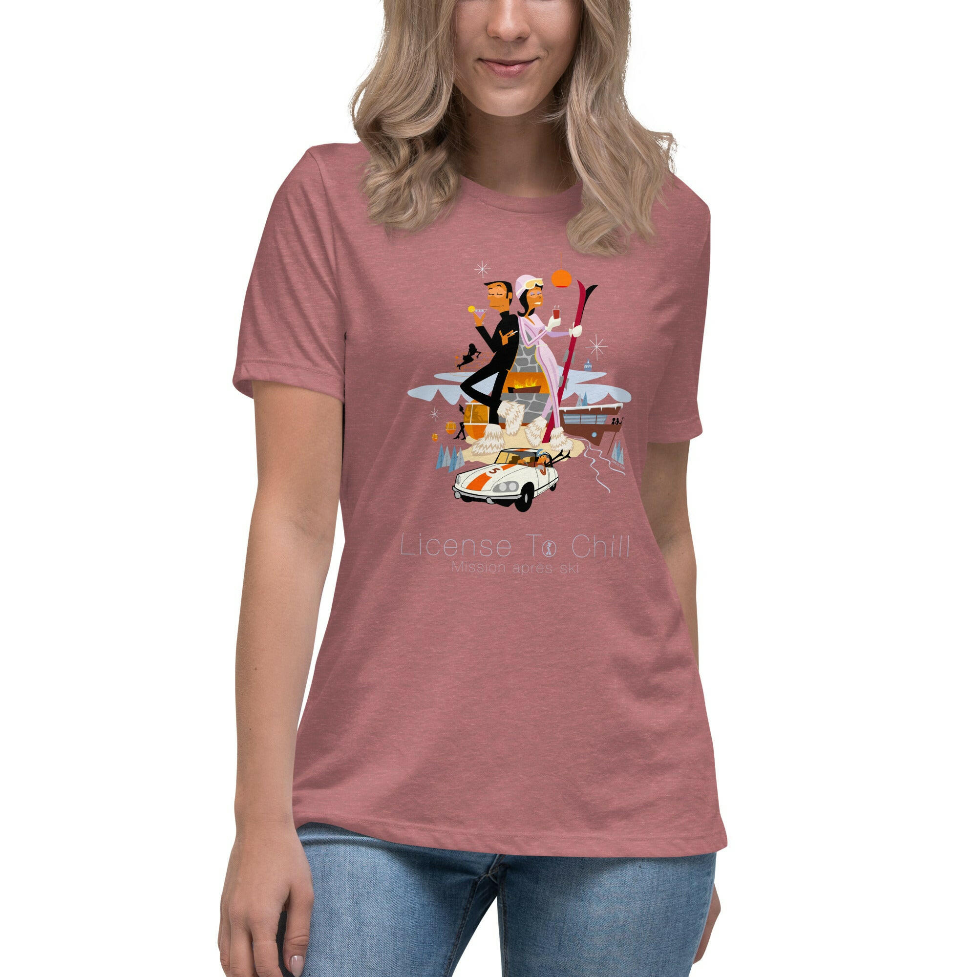 Women's Relaxed T-Shirt License To Chill Mission Après-Ski