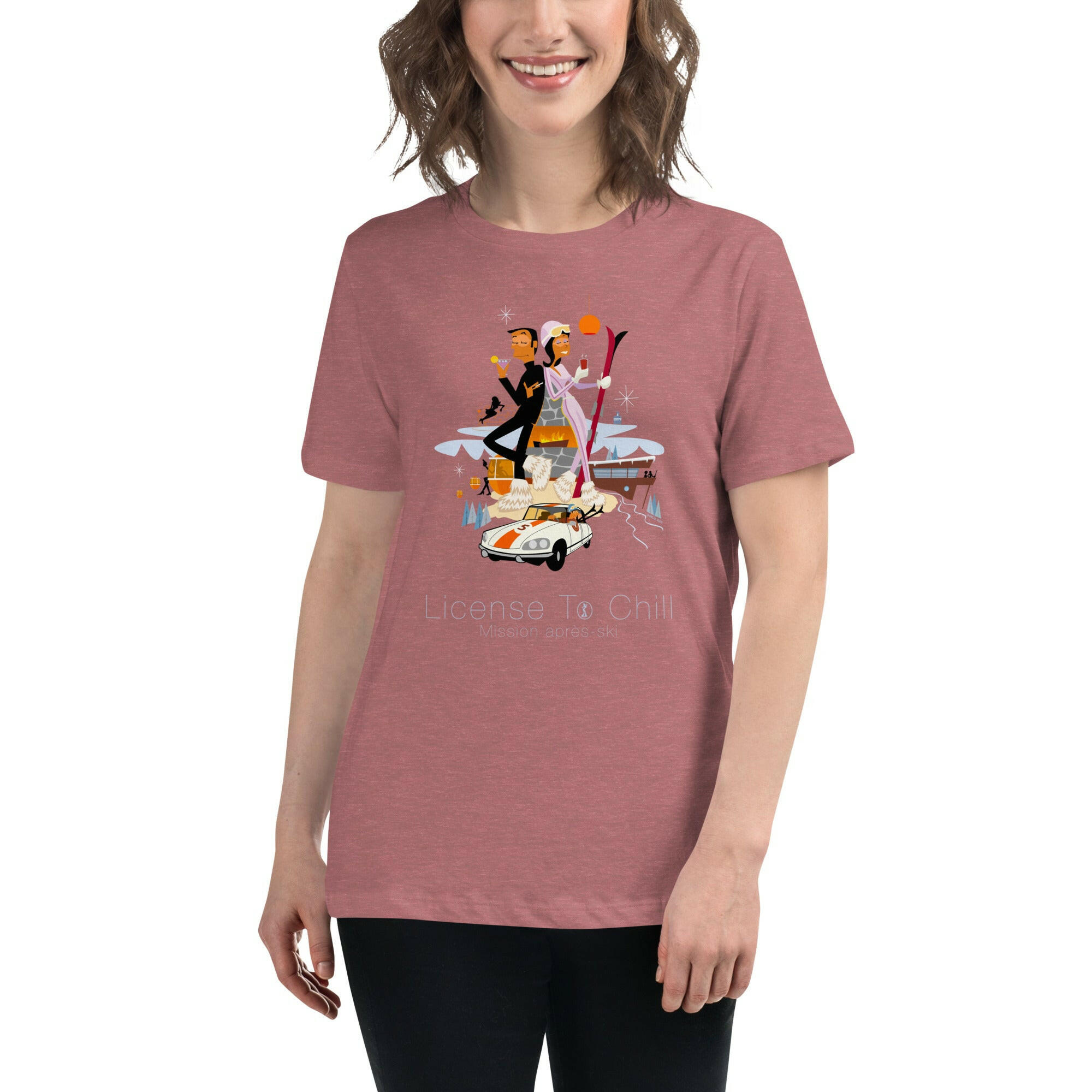 Women's Relaxed T-Shirt License To Chill Mission Après-Ski