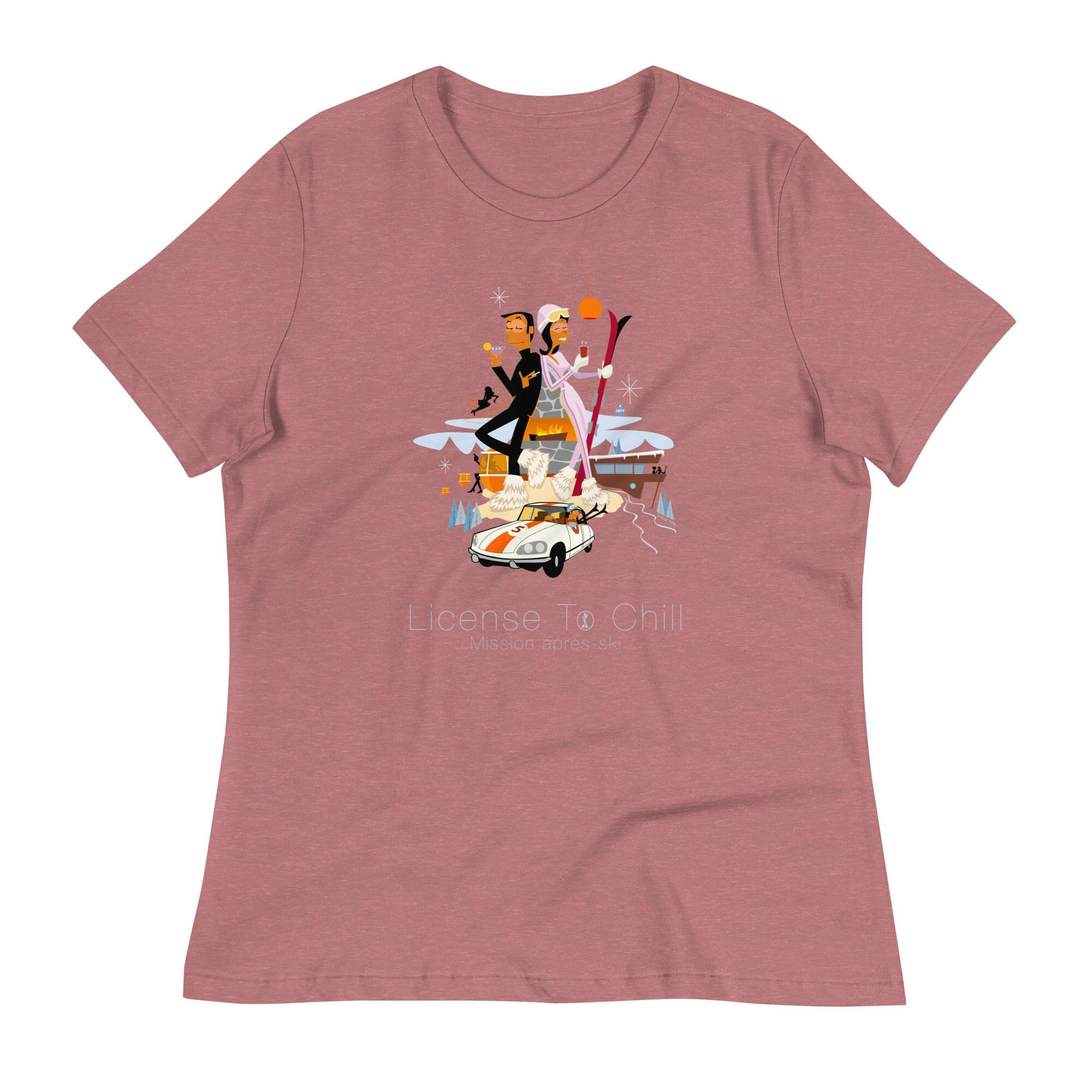 Women's Relaxed T-Shirt License To Chill Mission Après-Ski