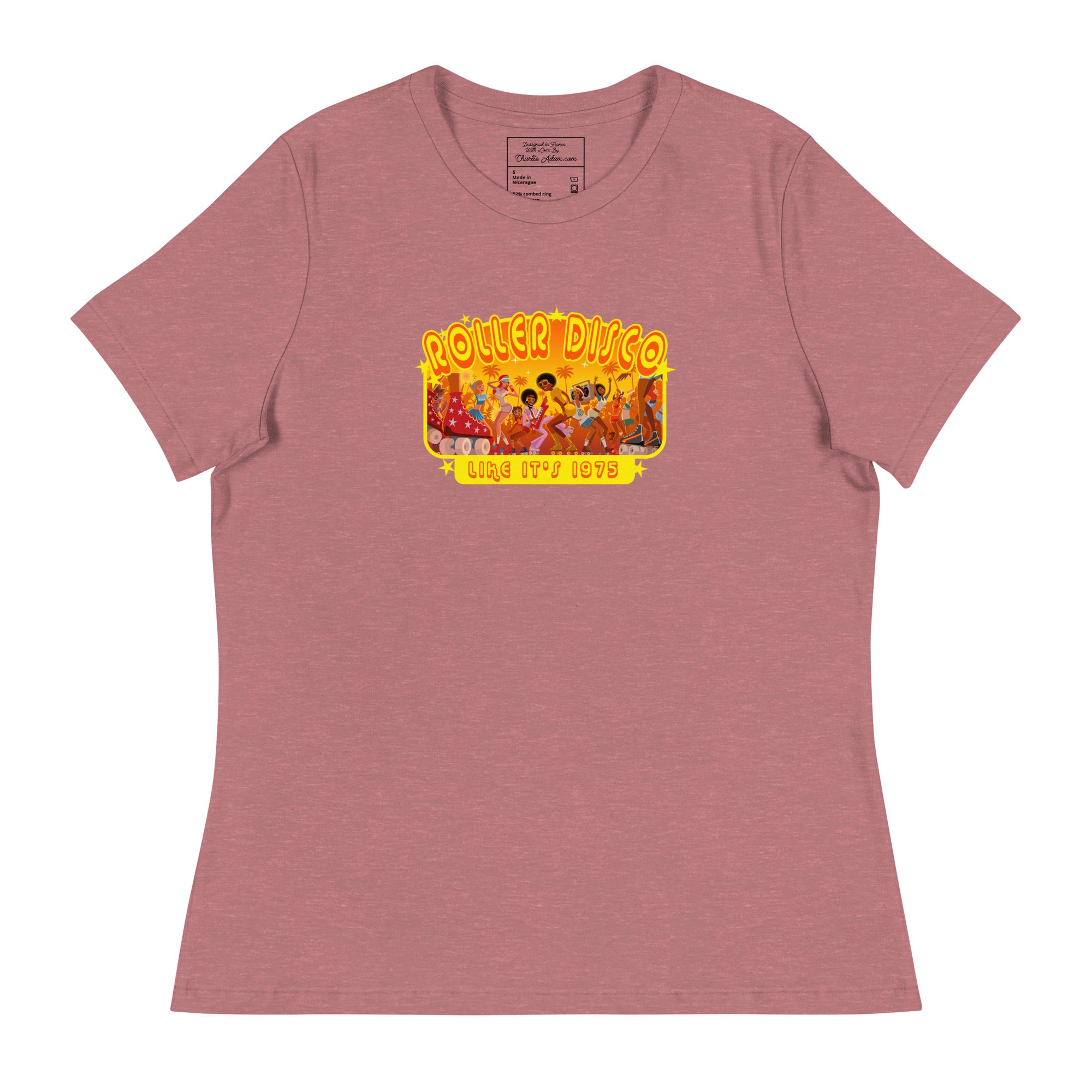 Women's Relaxed T-Shirt Roller Disco 1975