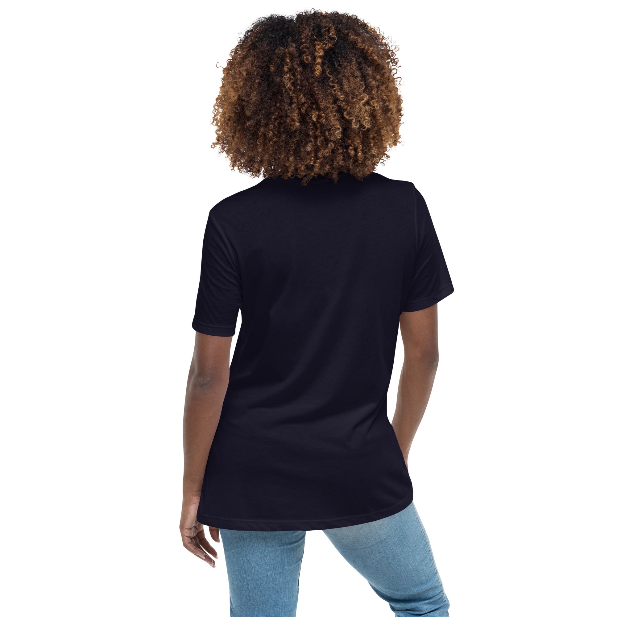 T-shirt décontracté pour femme Make Bouillabaisse Not War brodé