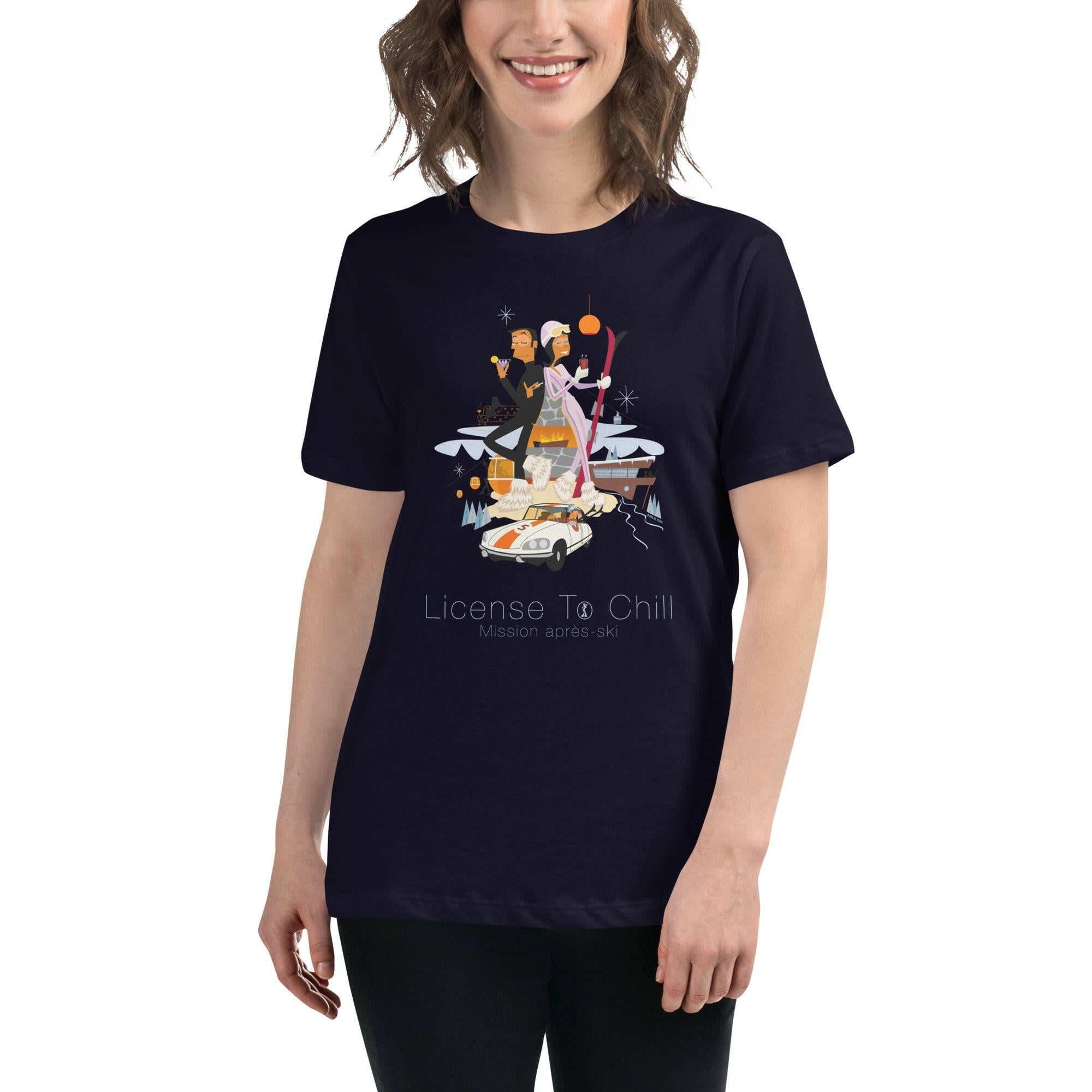 Women's Relaxed T-Shirt License To Chill Mission Après-Ski