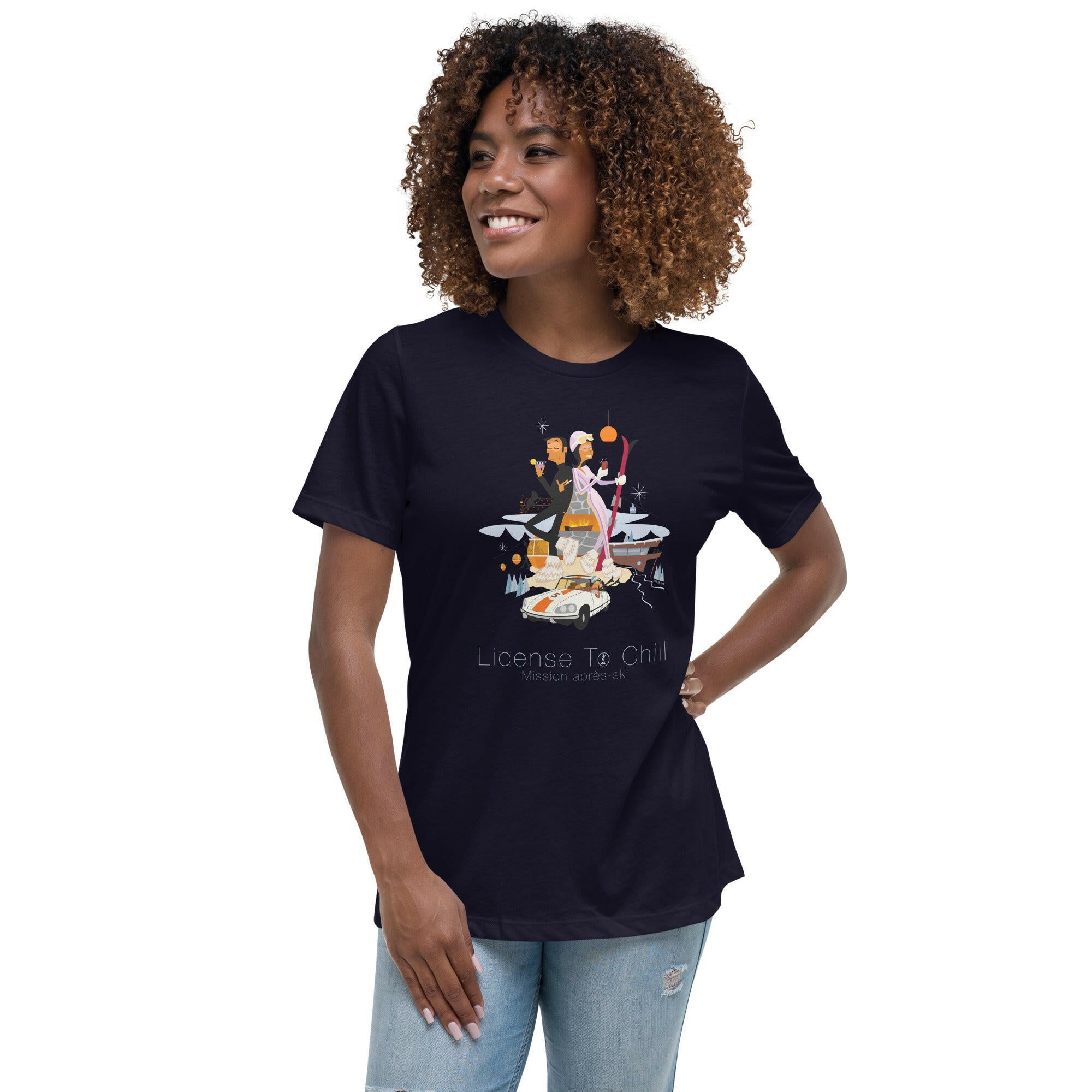 Women's Relaxed T-Shirt License To Chill Mission Après-Ski