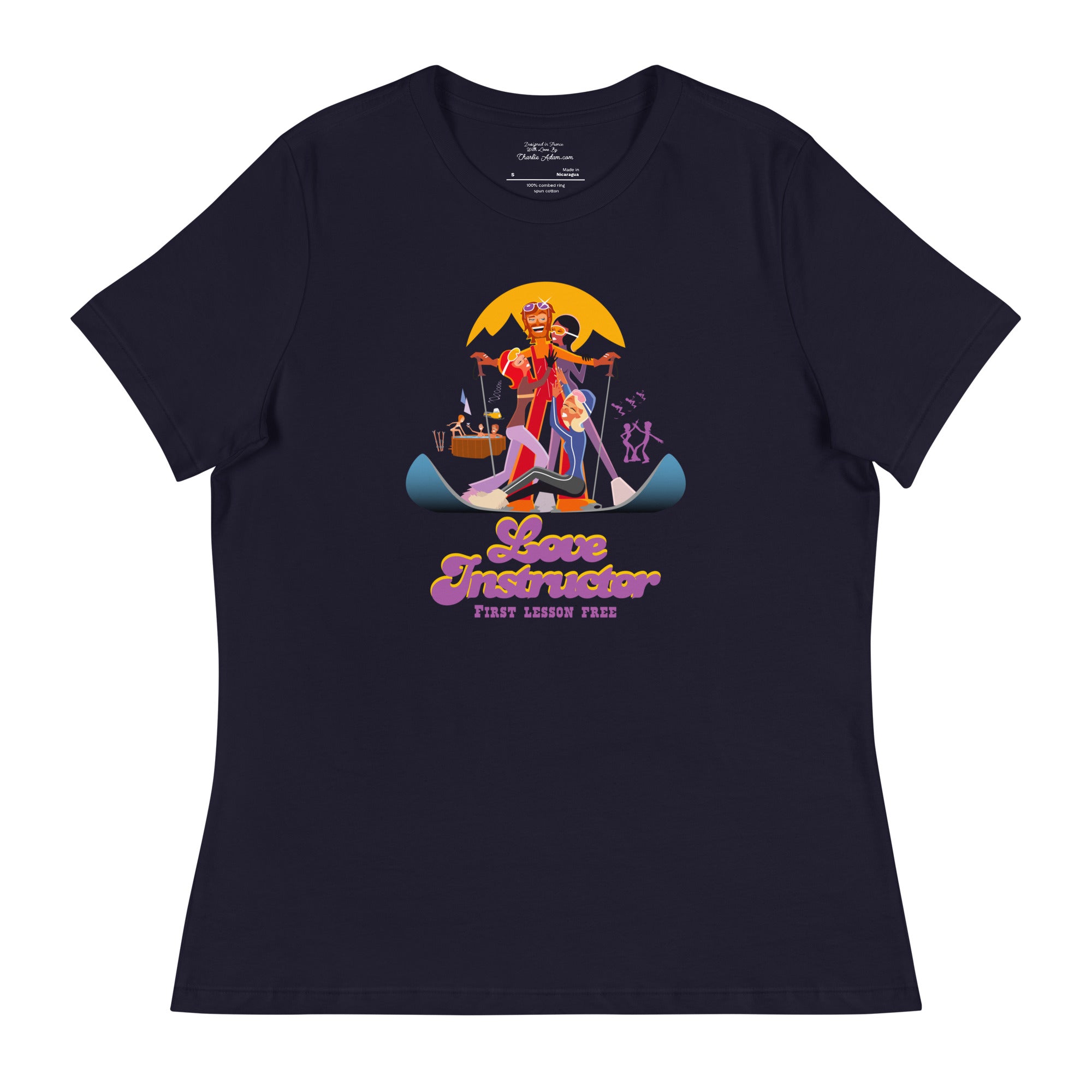 Women's Relaxed T-Shirt Love instructor First lesson free