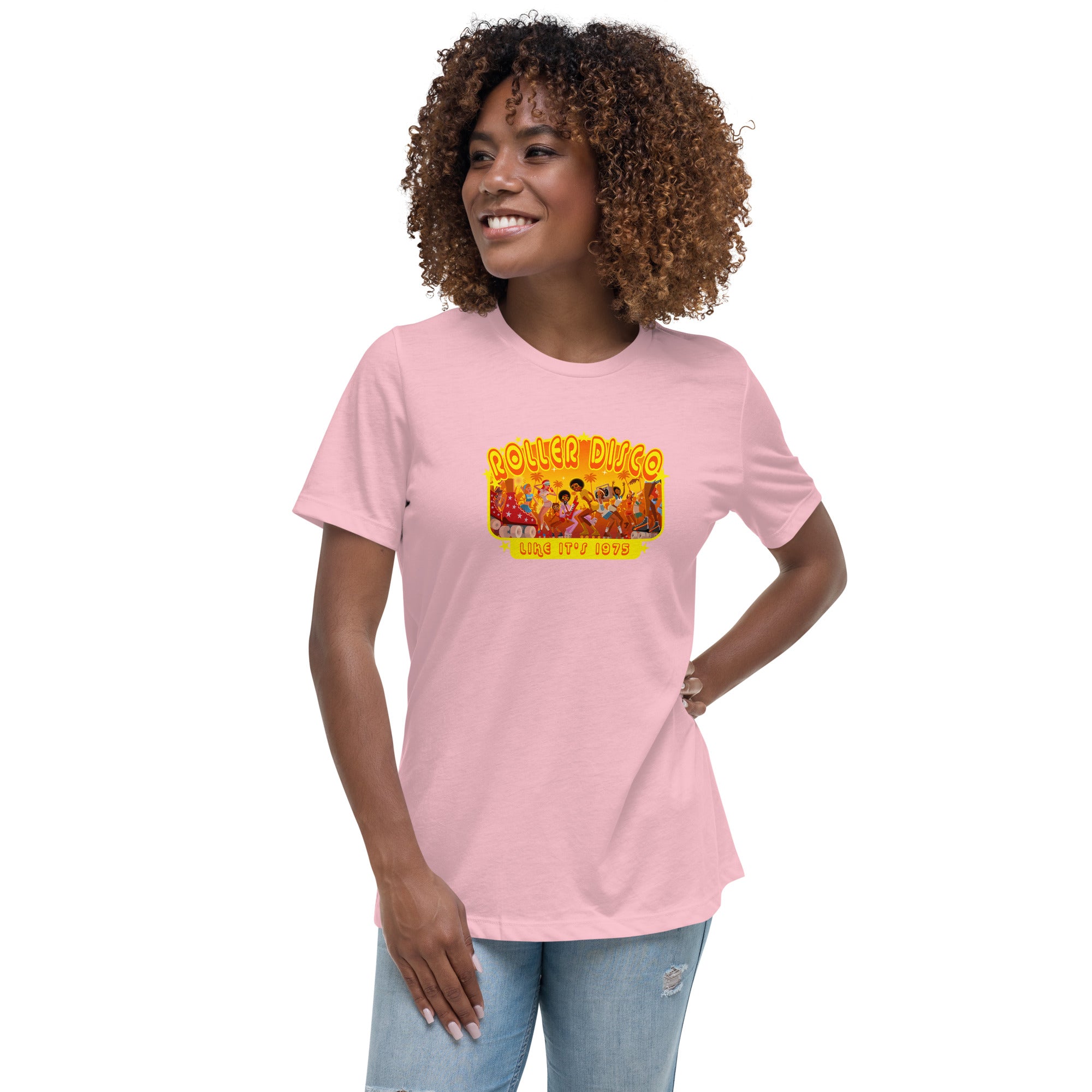 Women's Relaxed T-Shirt Roller Disco 1975