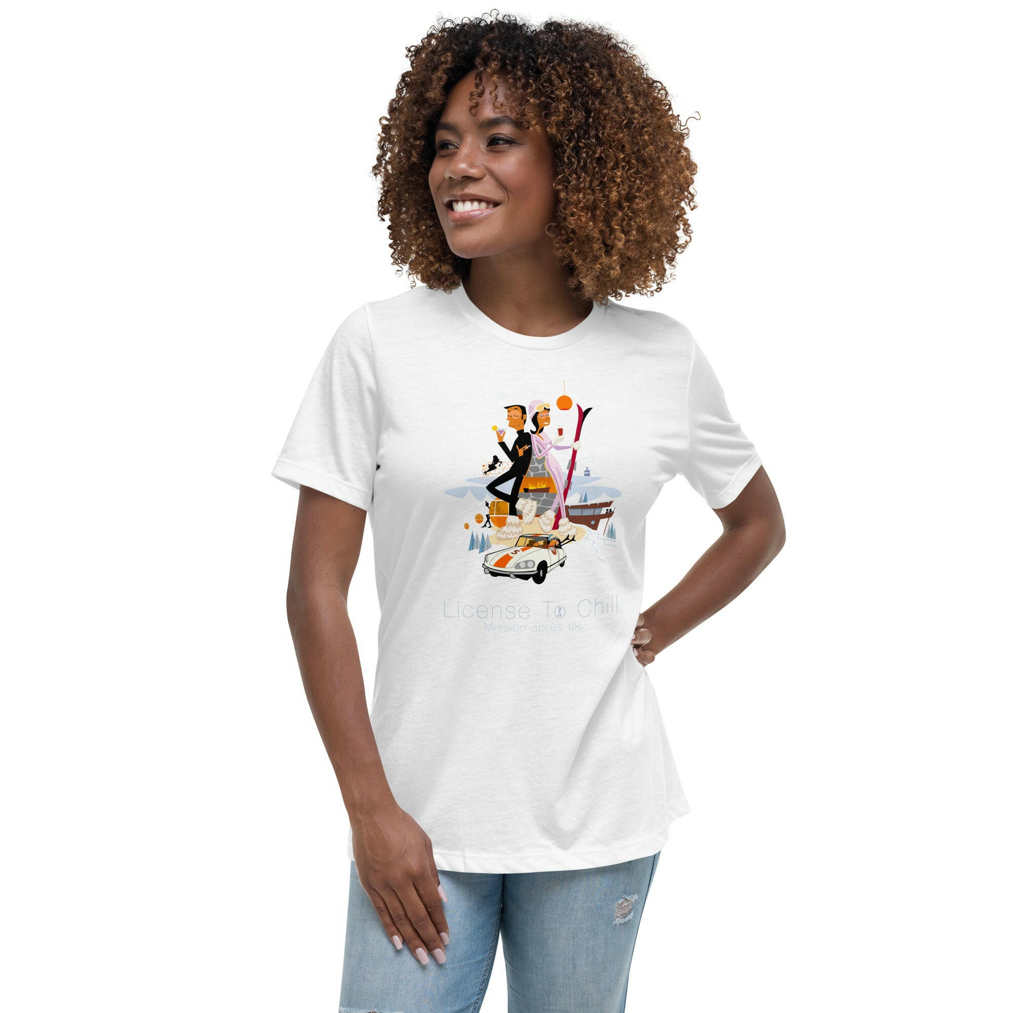 Women's Relaxed T-Shirt License To Chill Mission Après-Ski