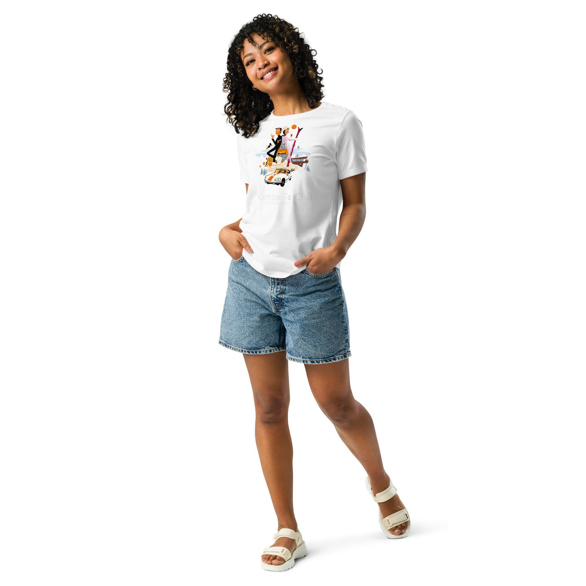 Women's Relaxed T-Shirt License To Chill Mission Après-Ski