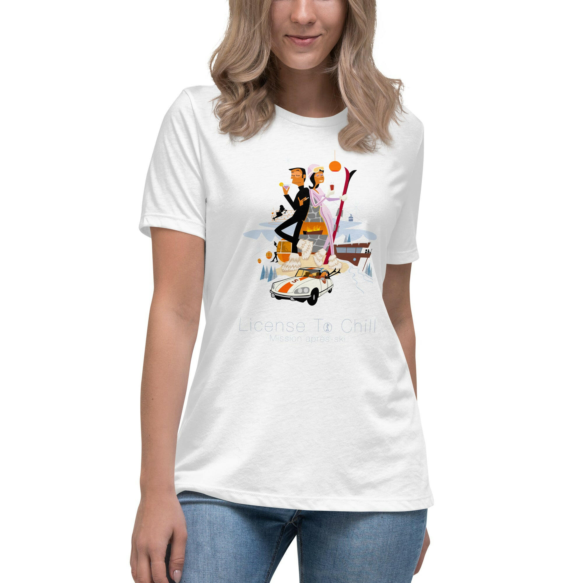 Women's Relaxed T-Shirt License To Chill Mission Après-Ski