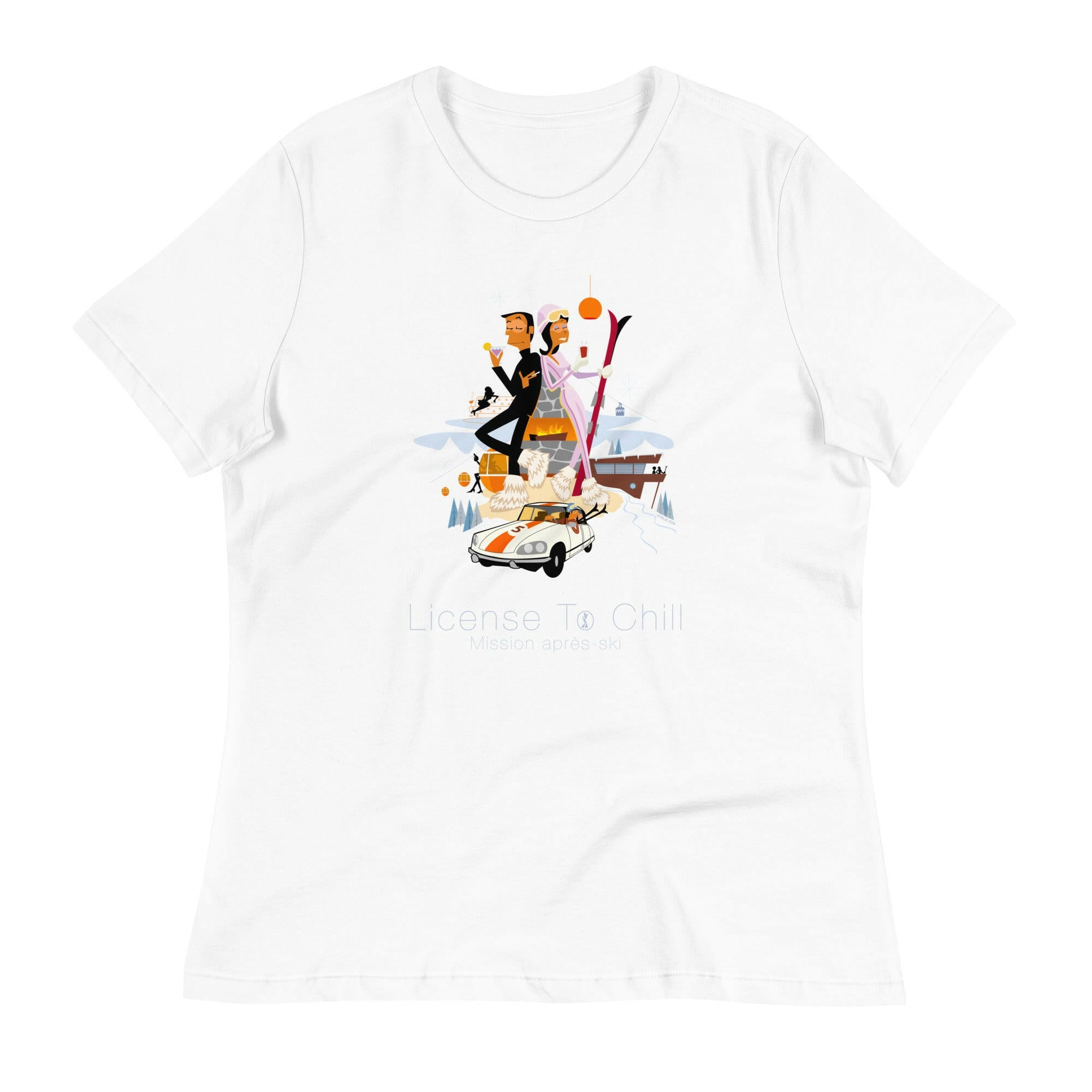 Women's Relaxed T-Shirt License To Chill Mission Après-Ski