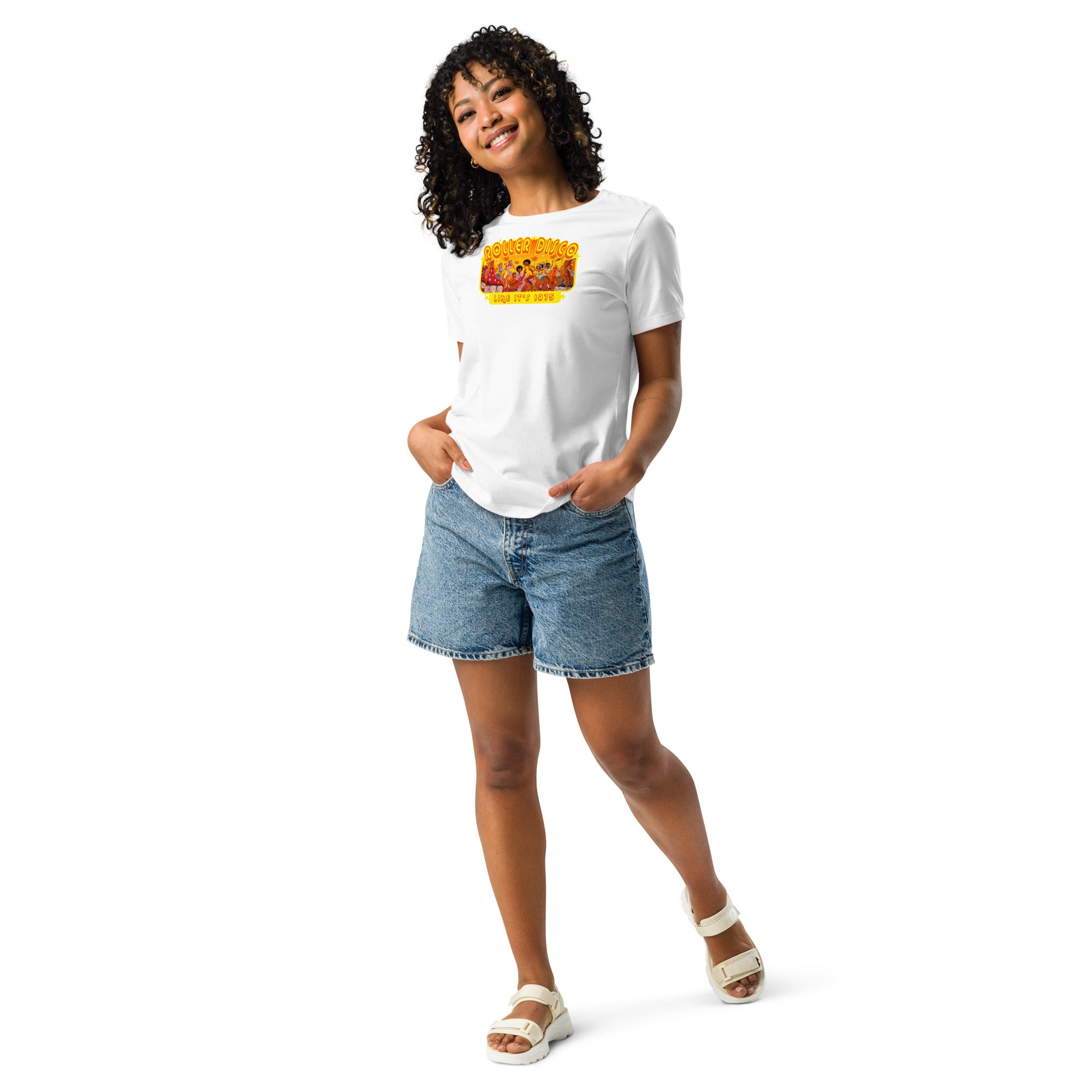 Women's Relaxed T-Shirt Roller Disco 1975