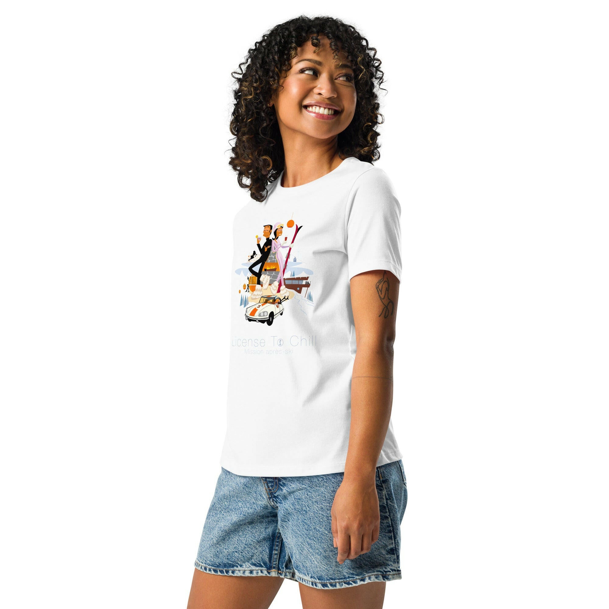 Women's Relaxed T-Shirt License To Chill Mission Après-Ski