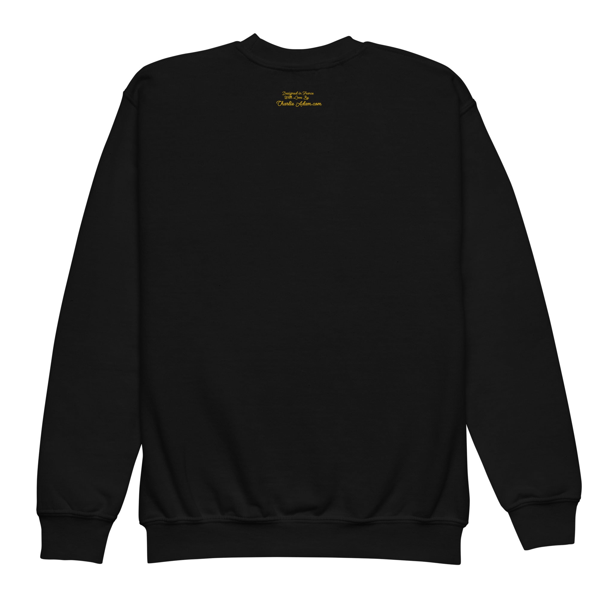 Youth crewneck sweatshirt Oh Bonne Mer Tattoo Gold