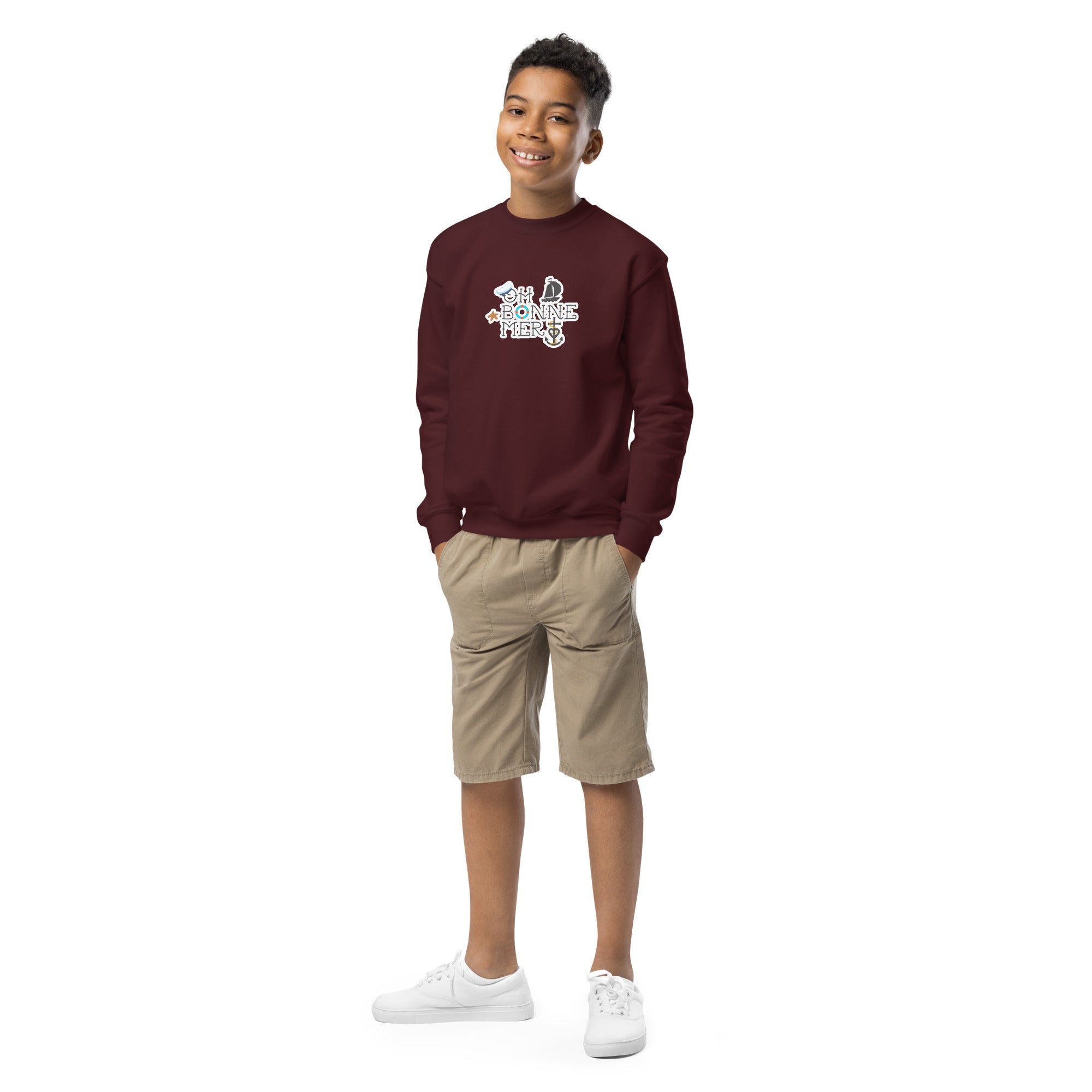 Youth crewneck sweatshirt Oh Bonne Mer 3