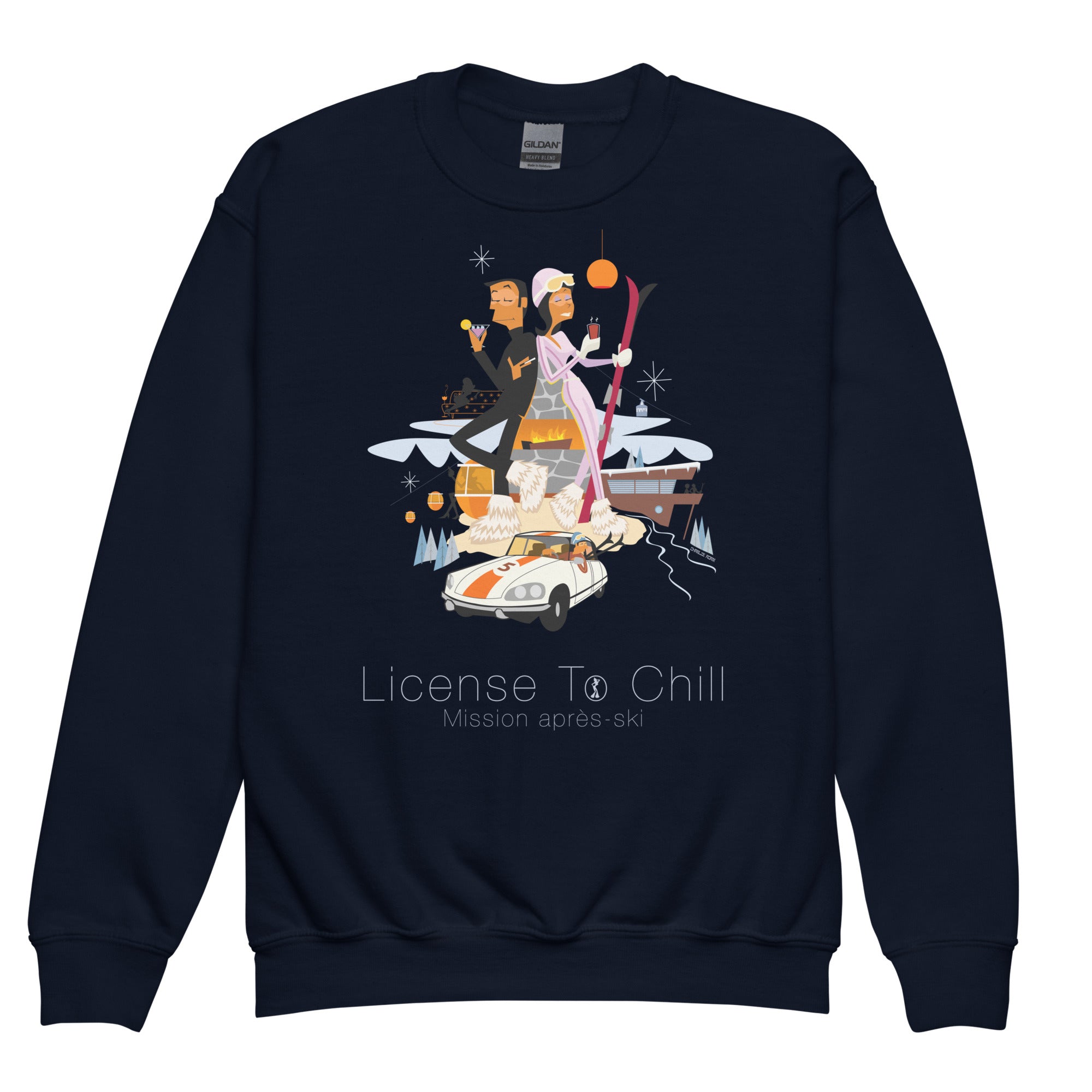 Sweat classique enfant License To Chill Mission Après-Ski