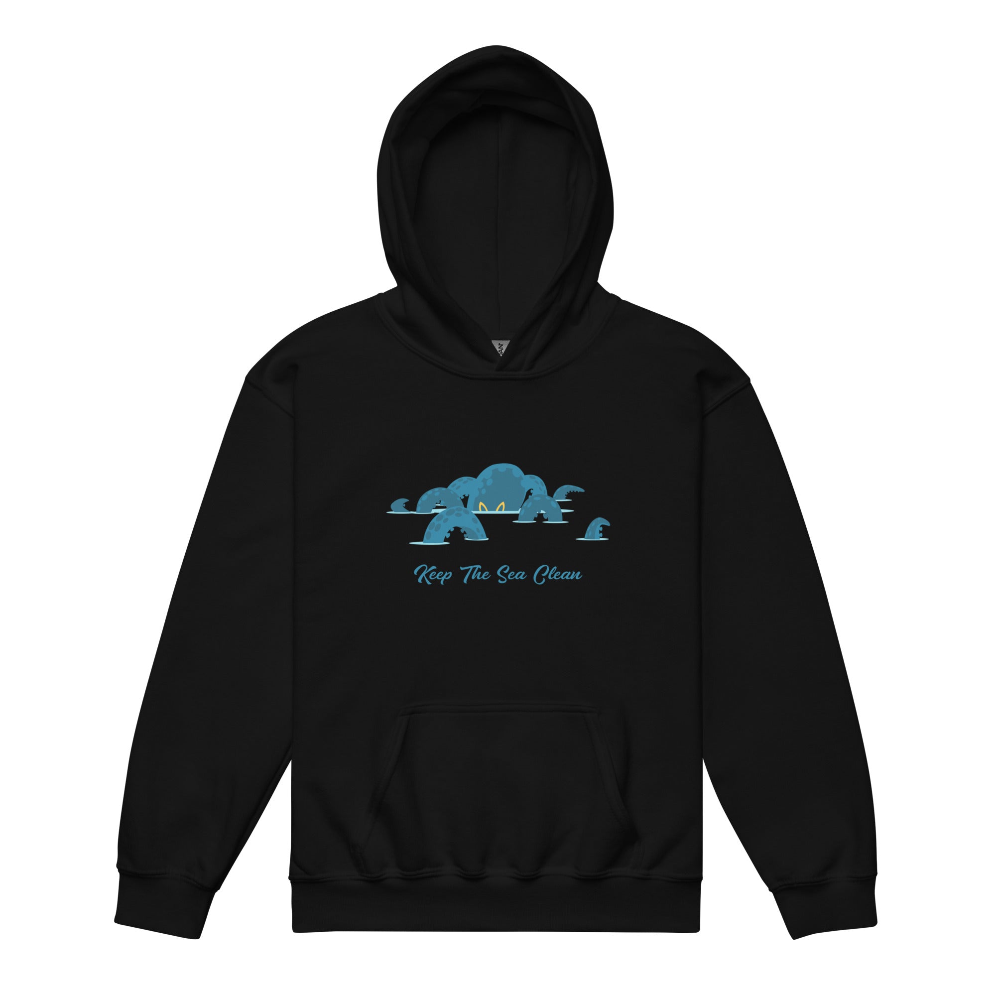 Youth heavy blend hoodie Octopus Blue