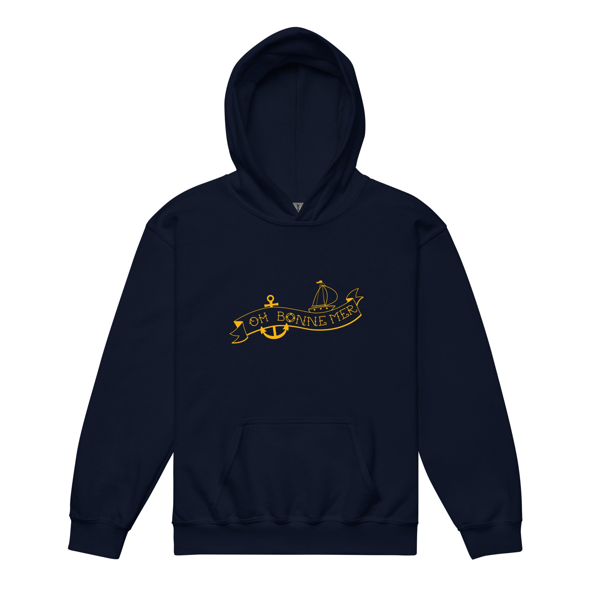 Youth heavy blend hoodie Oh Bonne Mer Tattoo Gold