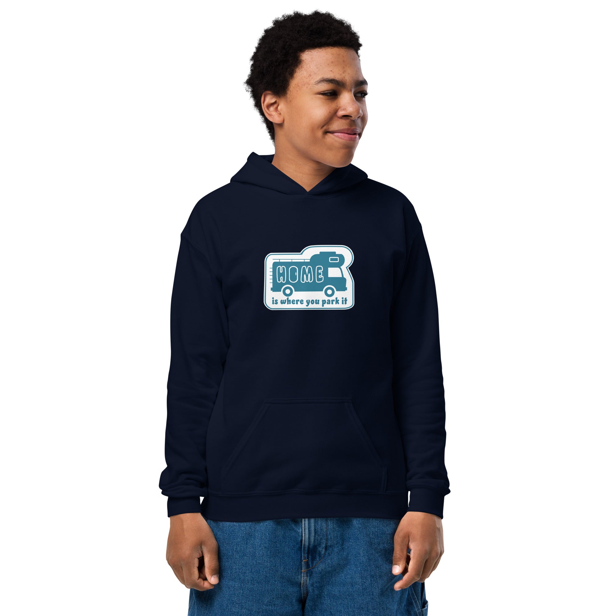 Youth heavy blend hoodie Bold Camper Van