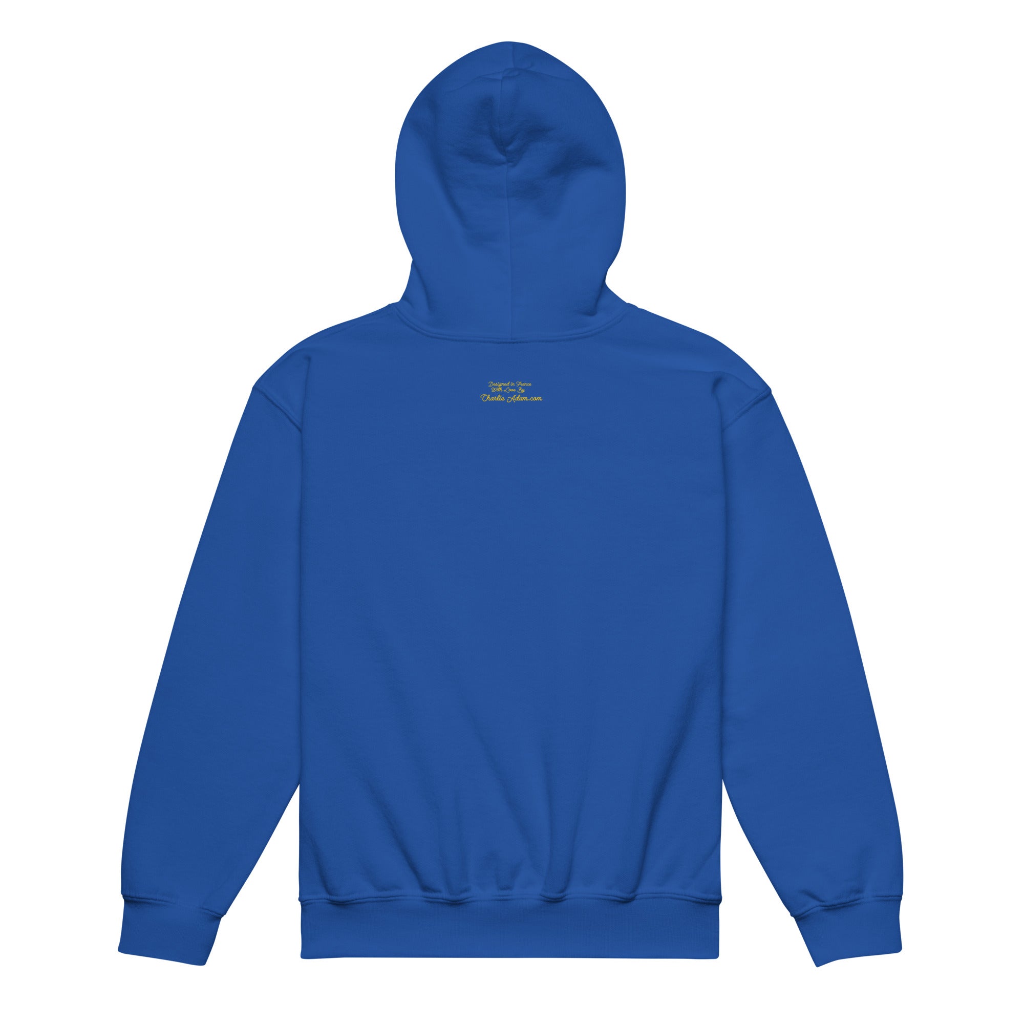 Youth heavy blend hoodie Croix de Camargue Gold