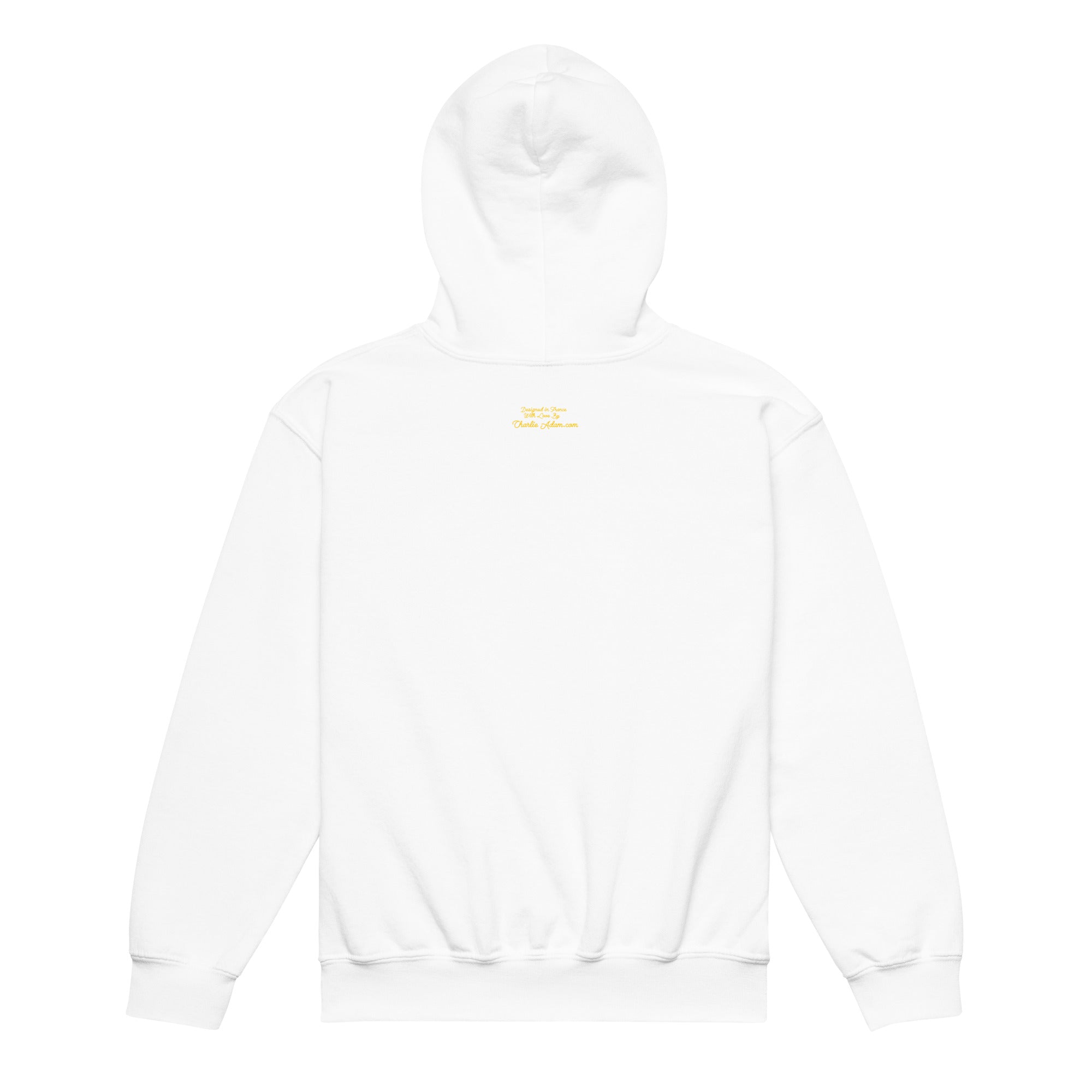 Youth heavy blend hoodie Croix de Camargue Gold