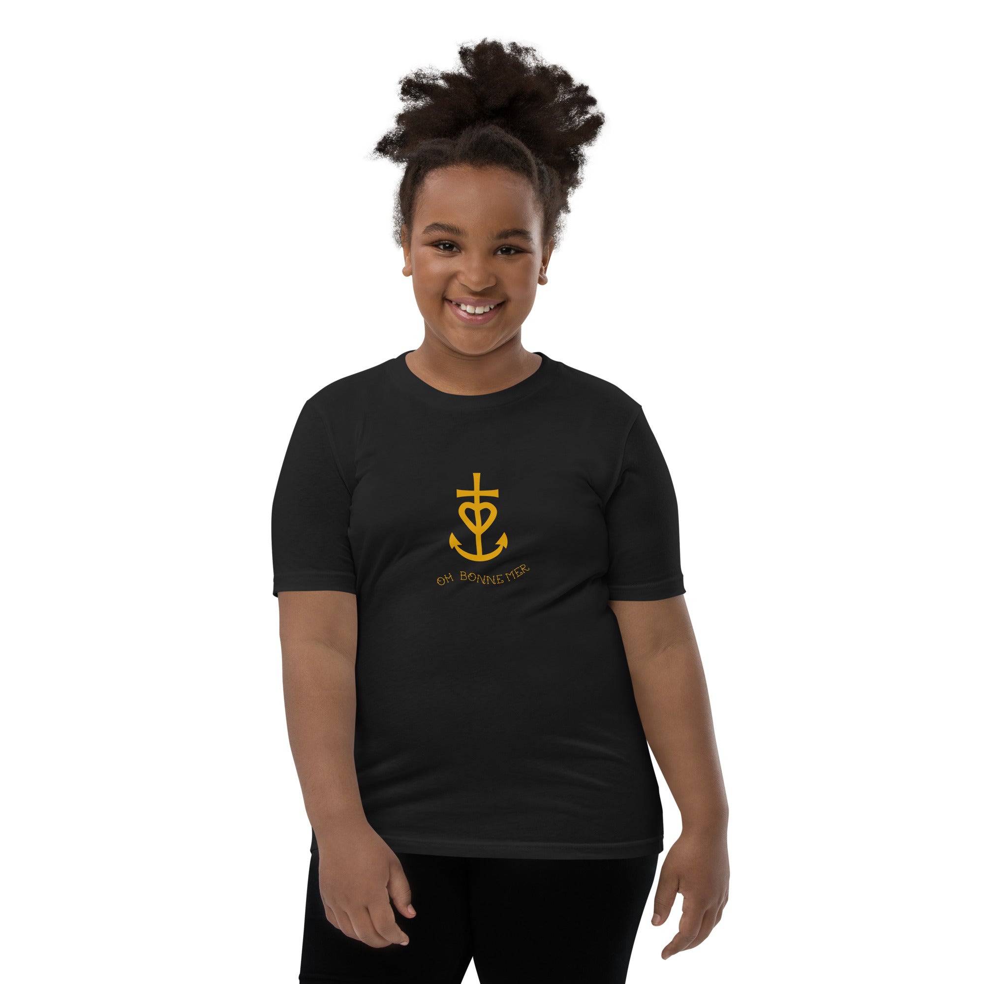 Youth Staple T-shirt Croix de Camargue Gold