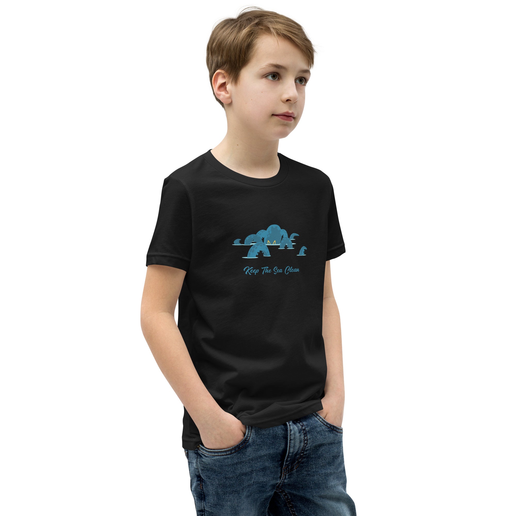 Youth Staple T-shirt Octopus Blue