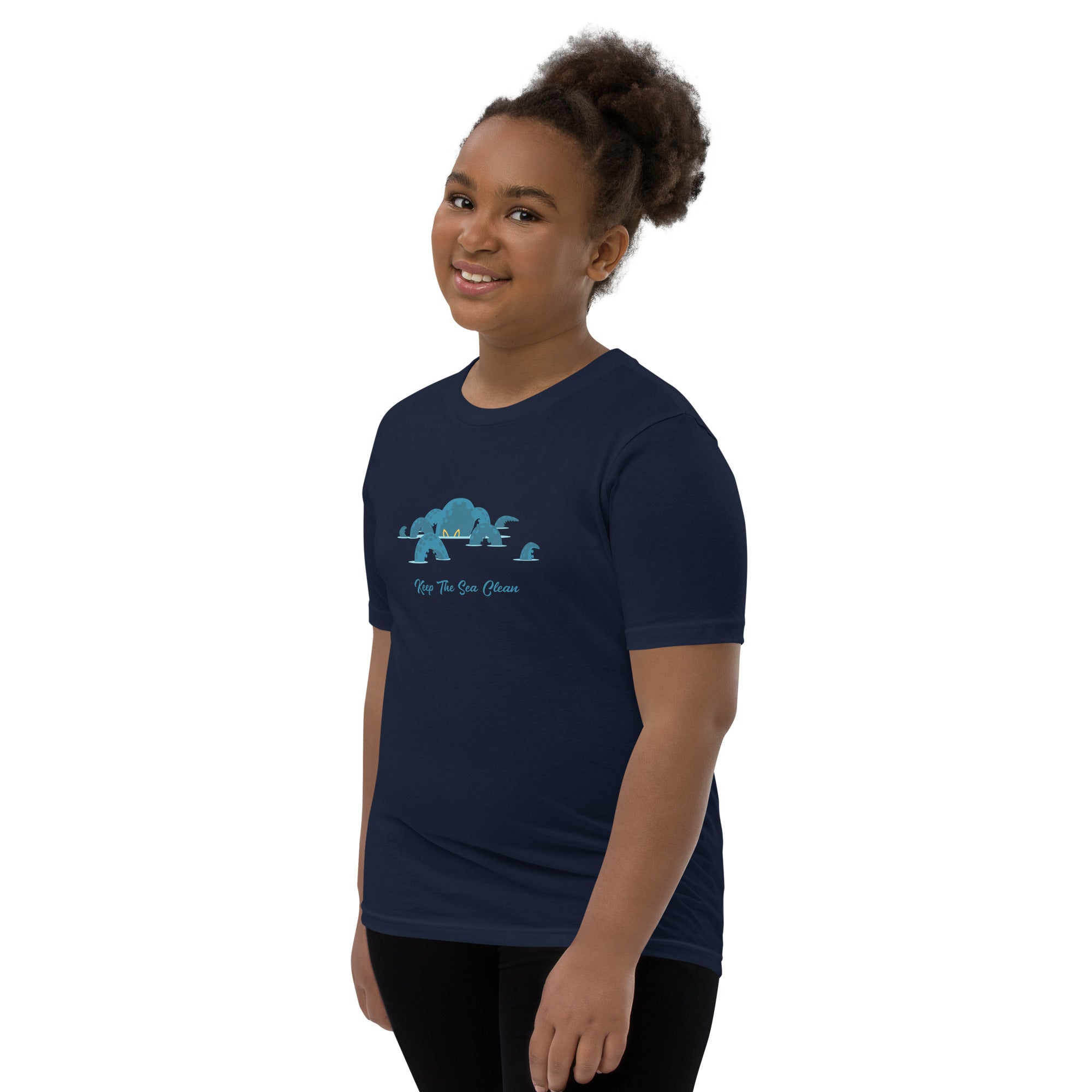 Youth Staple T-shirt Octopus Blue