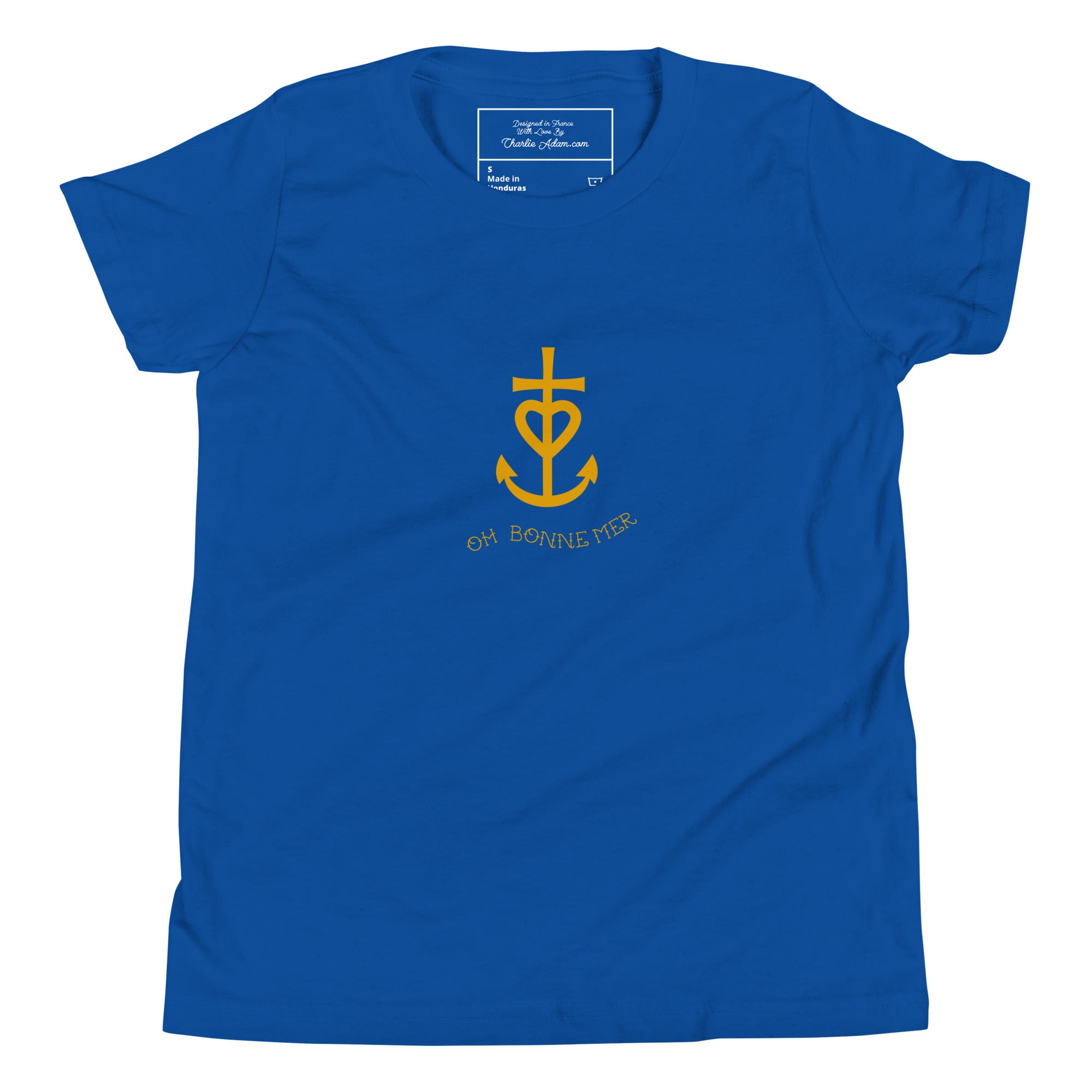 Youth Staple T-shirt Croix de Camargue Gold