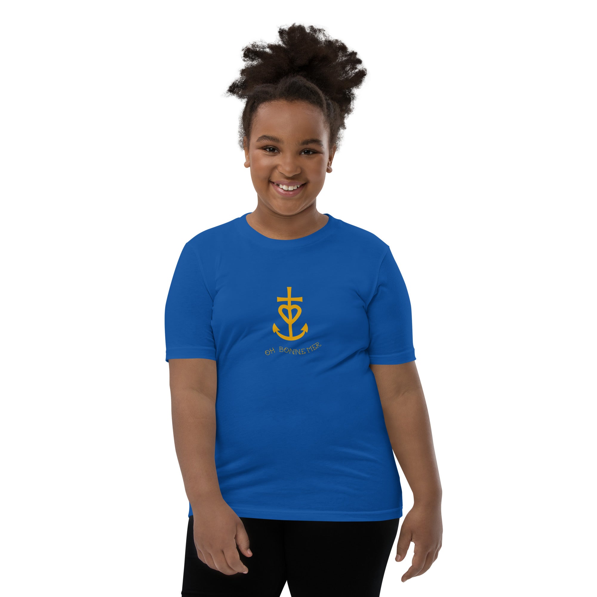 Youth Staple T-shirt Croix de Camargue Gold