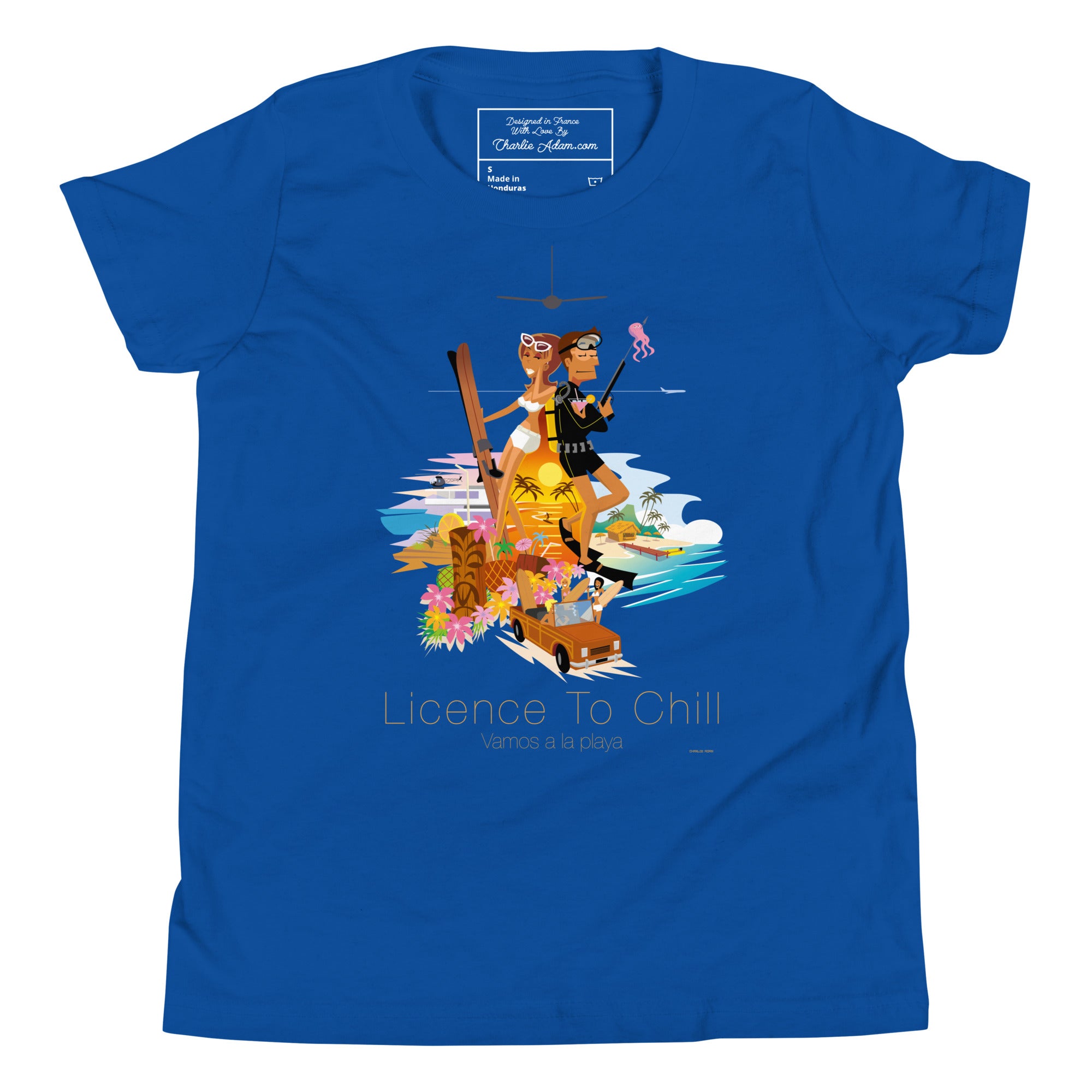 Youth Staple T-shirt License to Chill Vamos a la Playa