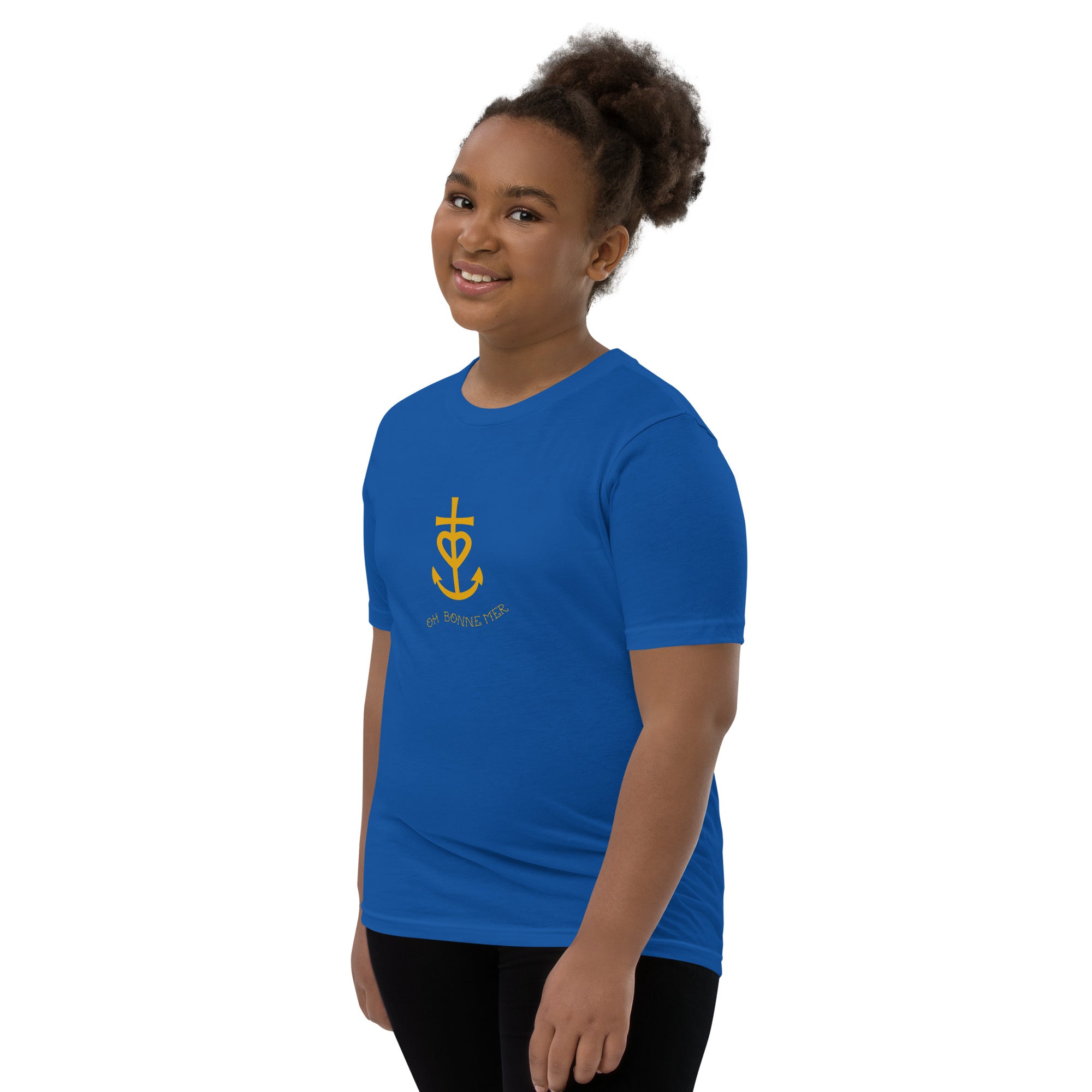 Youth Staple T-shirt Croix de Camargue Gold