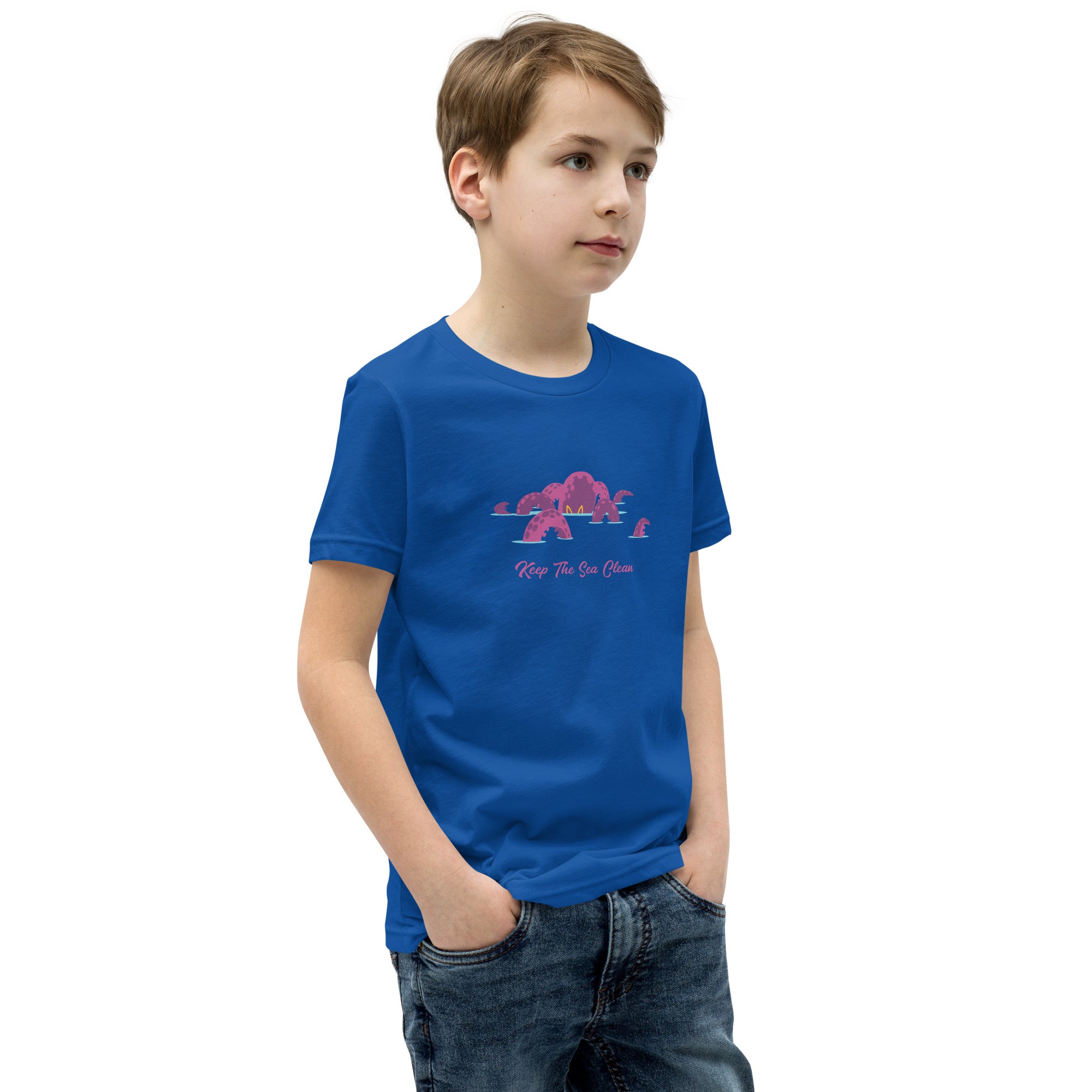 T-shirt pour adolescent Octopus Purple