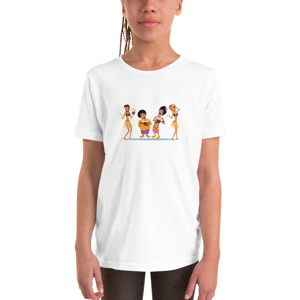 T-shirt pour adolescent Ukulele singers & polynesian dancers