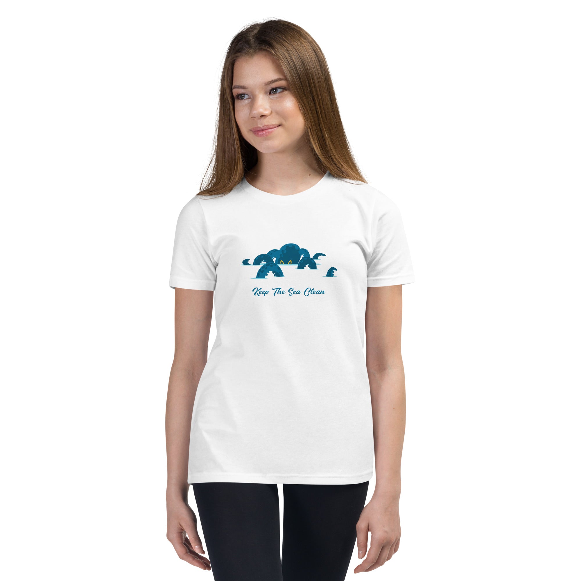 T-shirt pour adolescent Octopus Blue