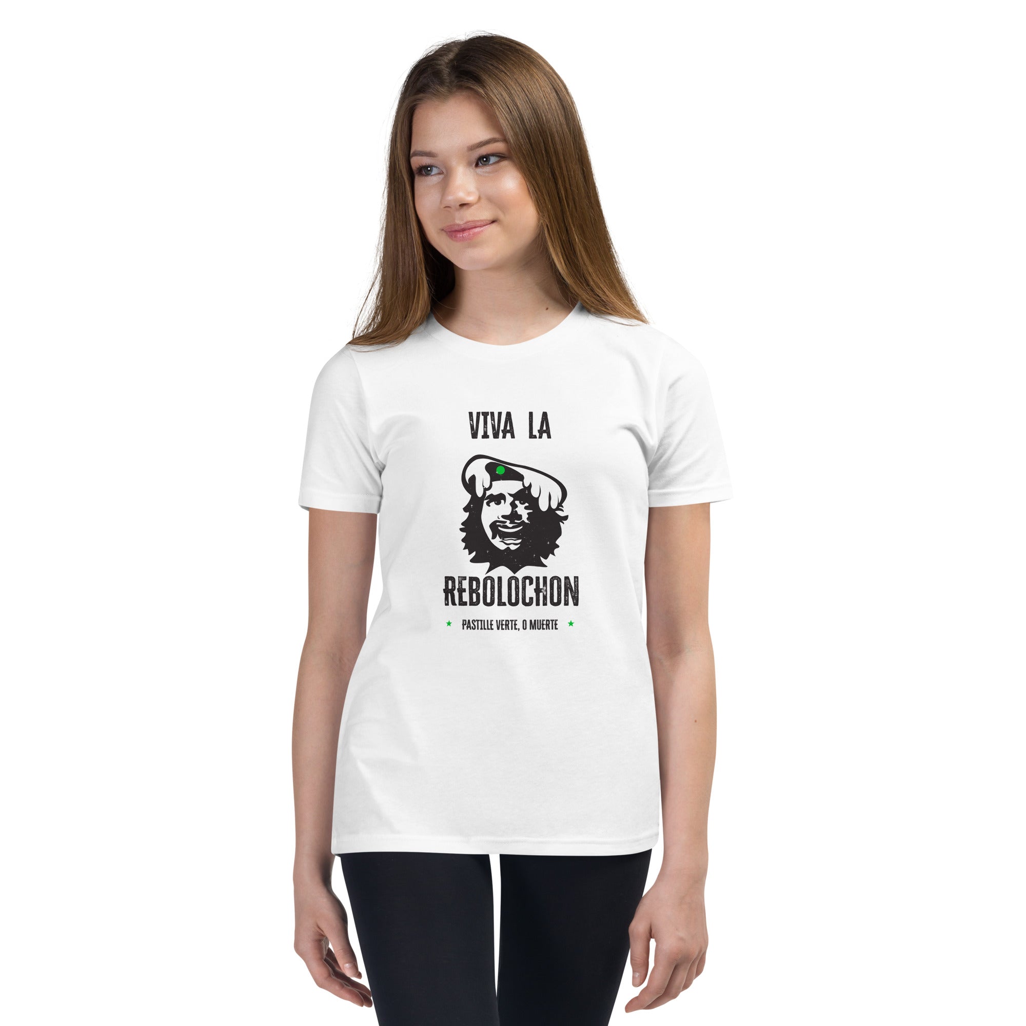 T-shirt classique enfant Viva la Rebolochon sur fond clair