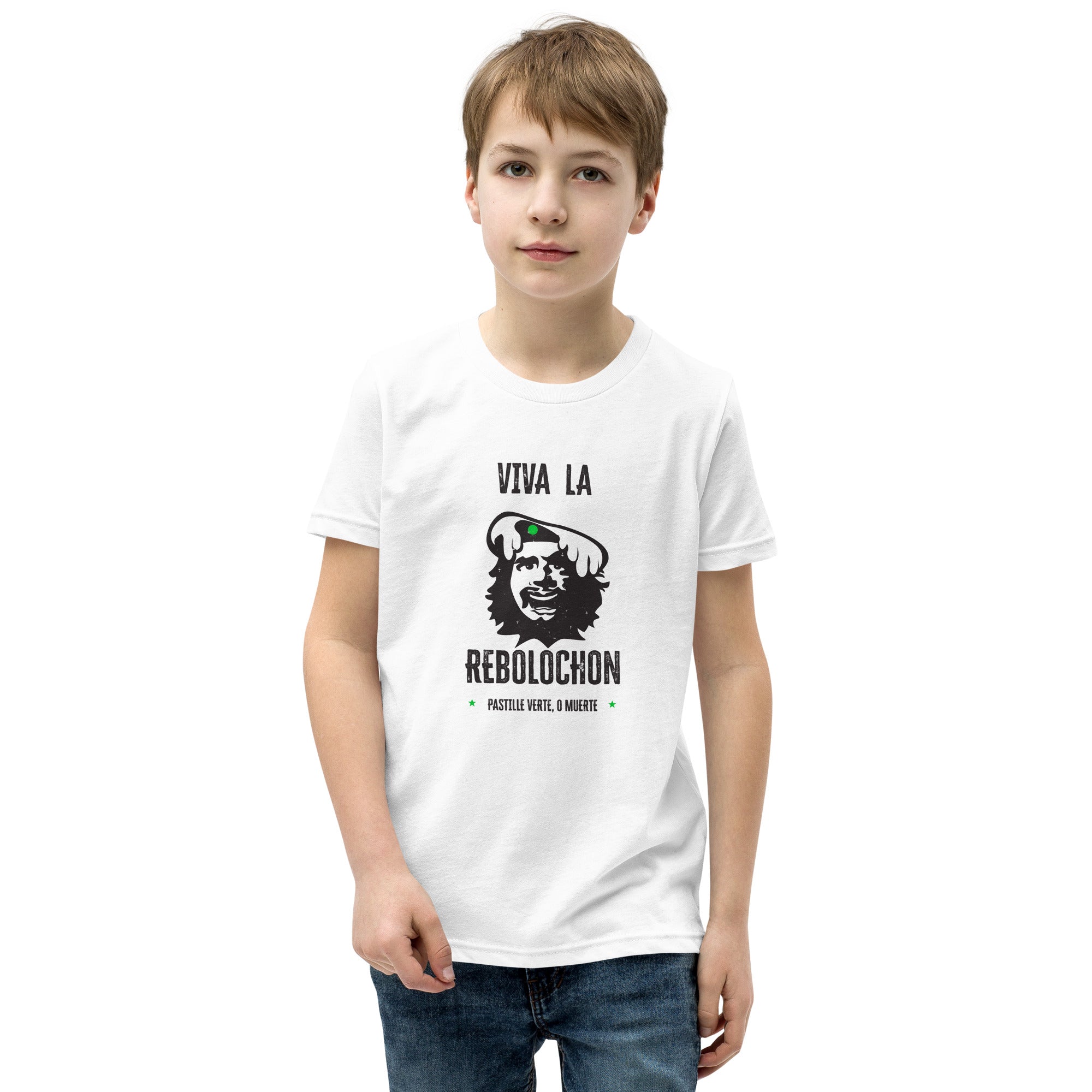 T-shirt classique enfant Viva la Rebolochon sur fond clair