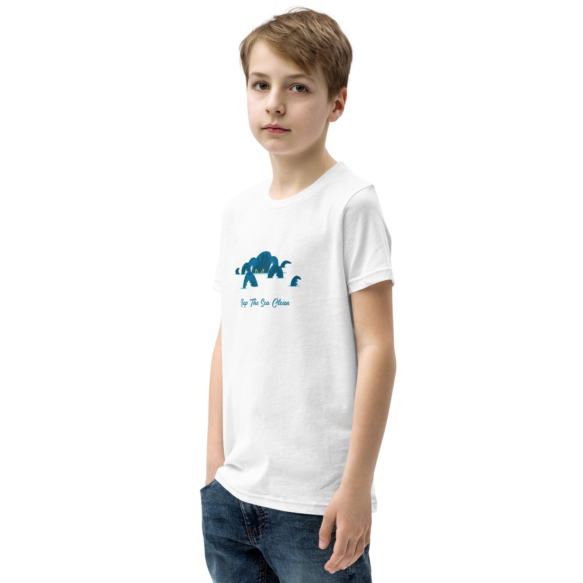 Youth Staple T-shirt Octopus Blue