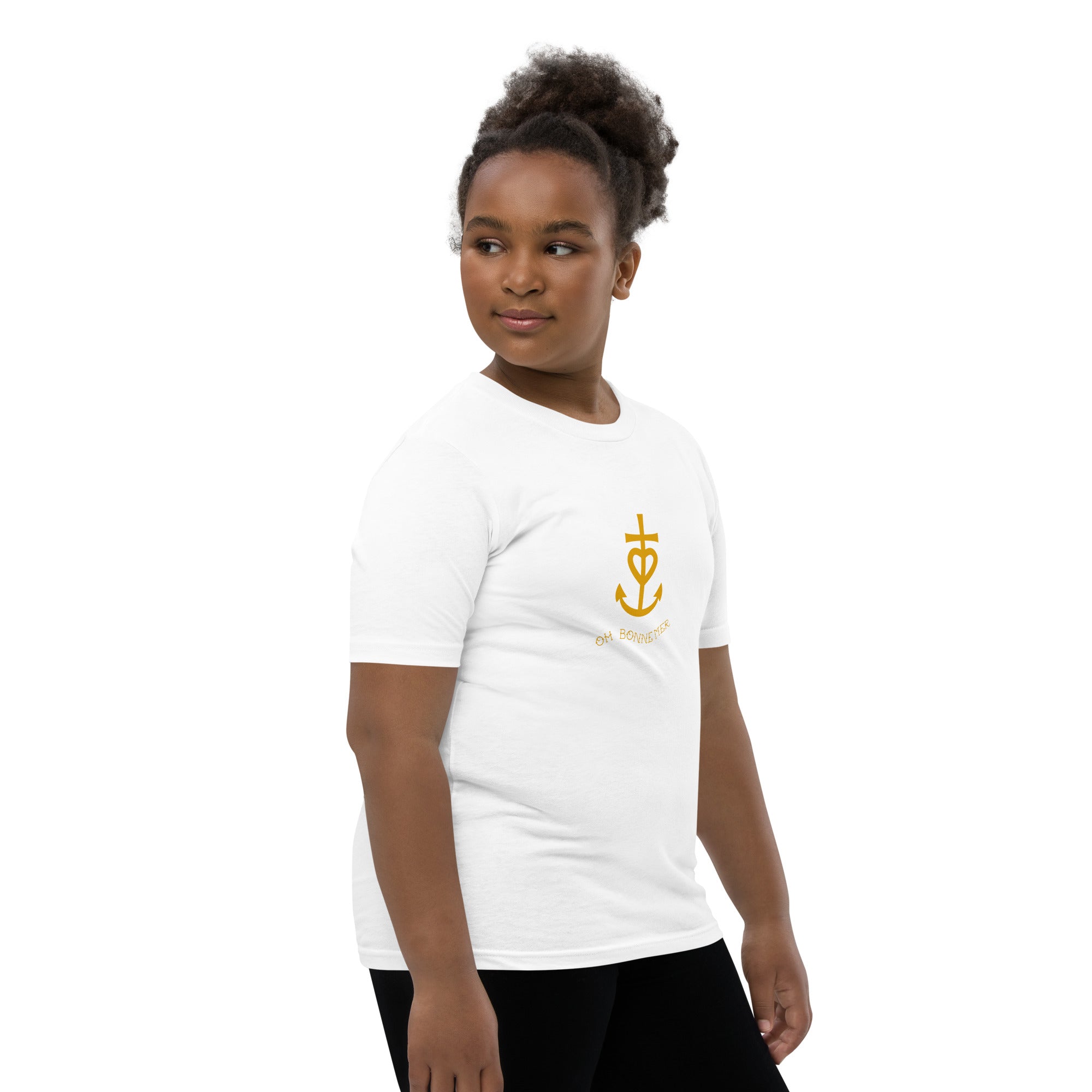 Youth Staple T-shirt Croix de Camargue Gold