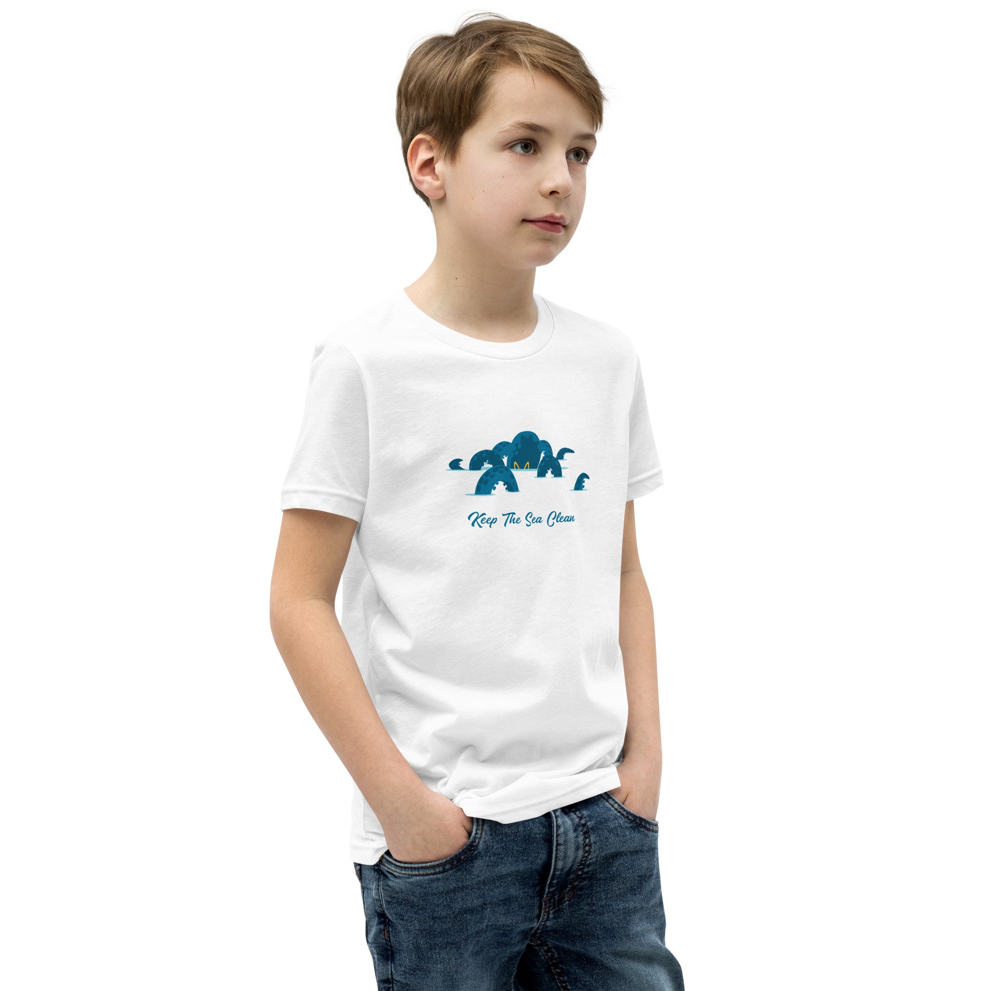 Youth Staple T-shirt Octopus Blue